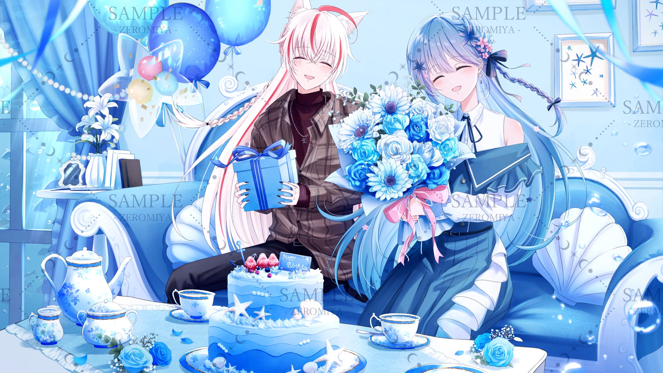 誕生日プレゼント用イラスト-1