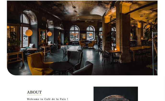 Café de la Paix（架空サイト）