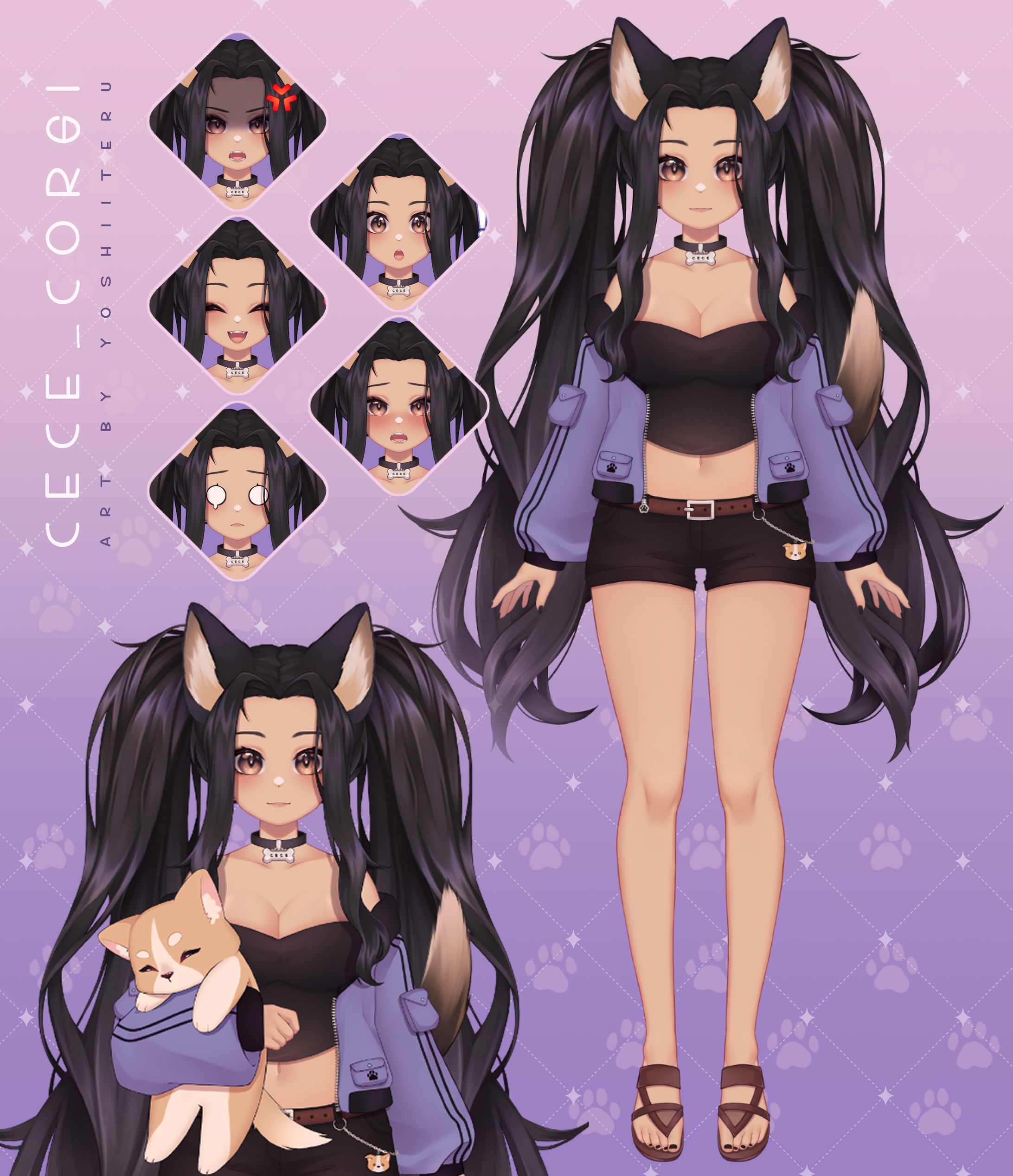 Cece Live2d model showcase-1