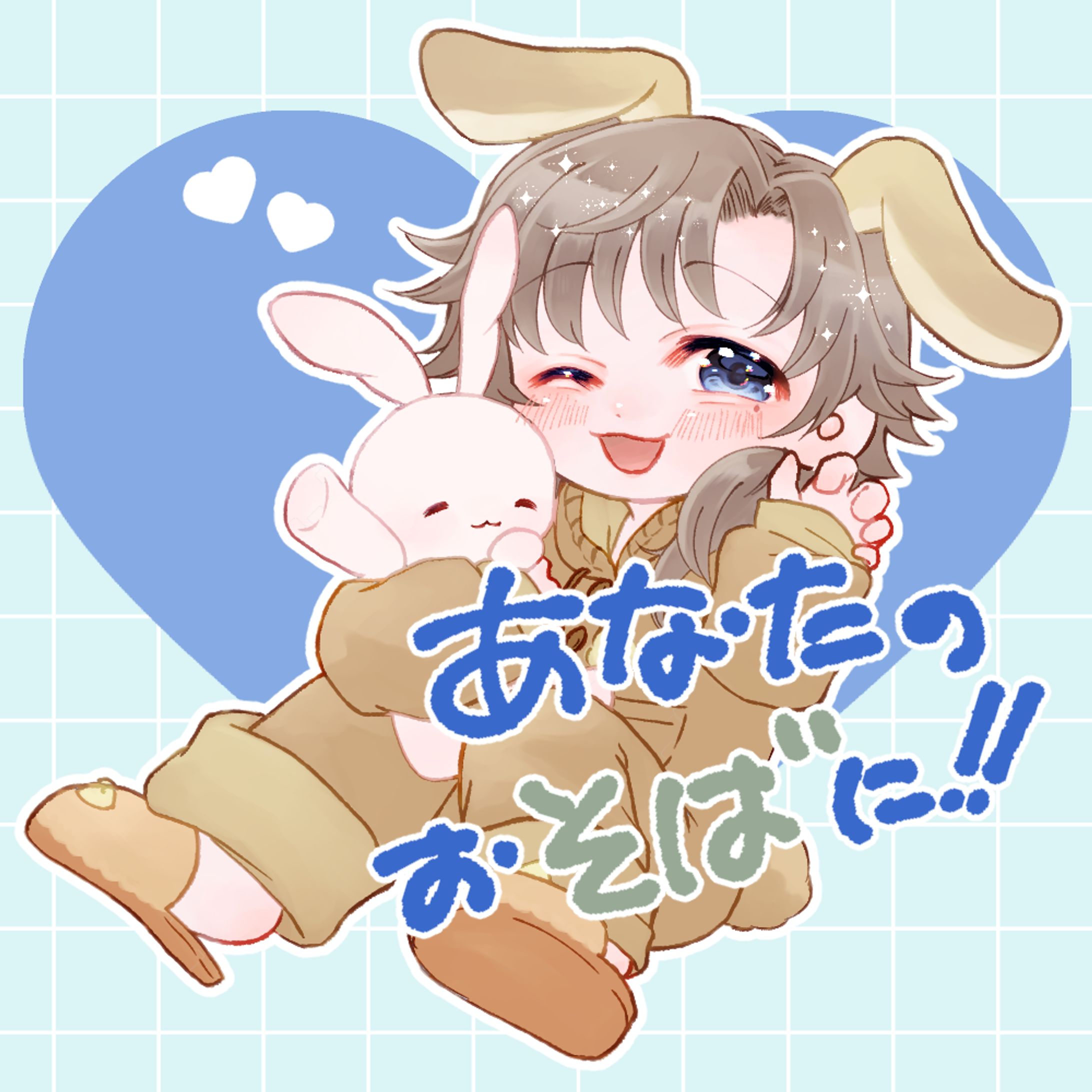 Vライバー天パてんちょーさんSDイラスト-1