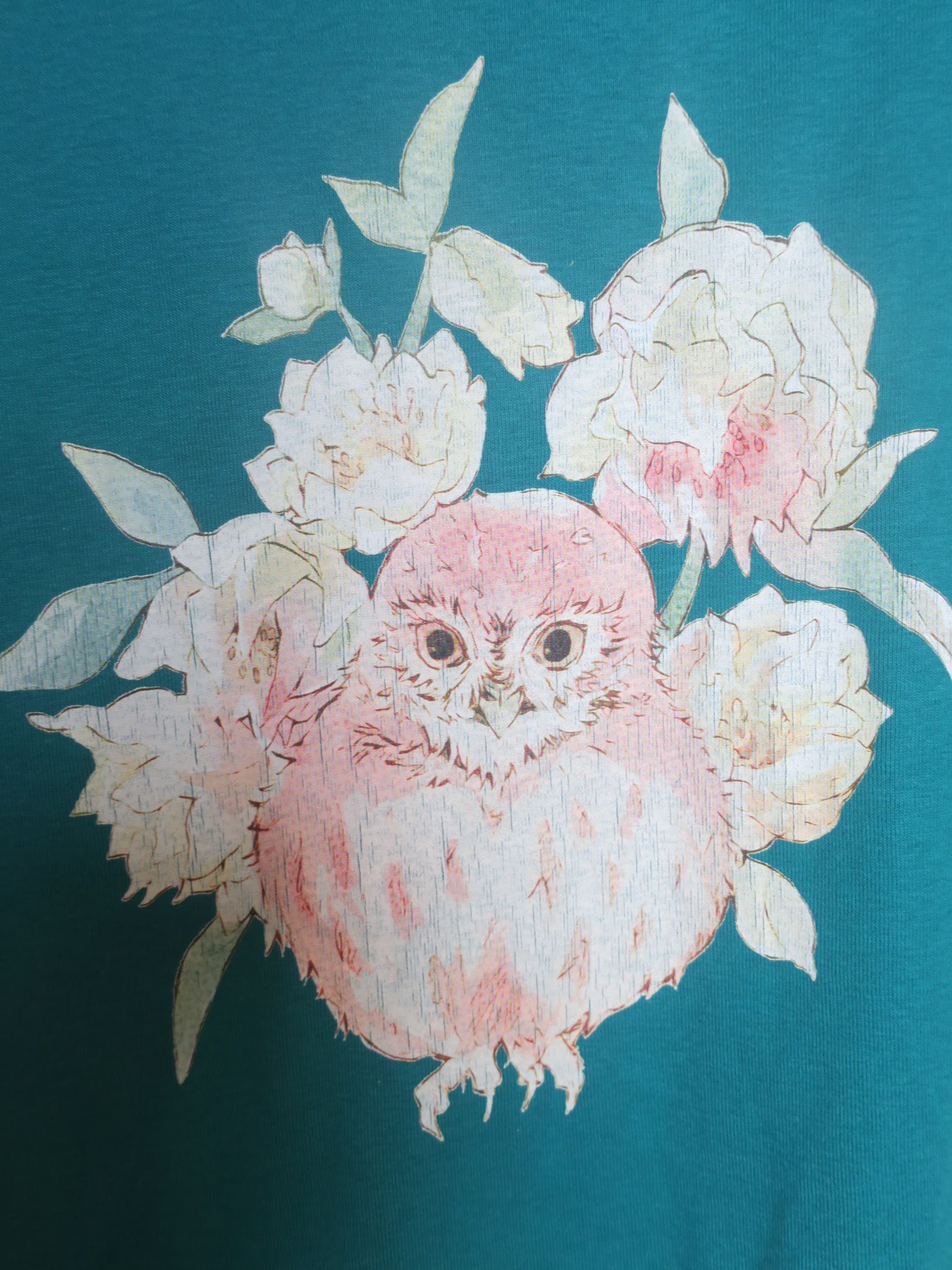 minervaowl T (green/white)-1