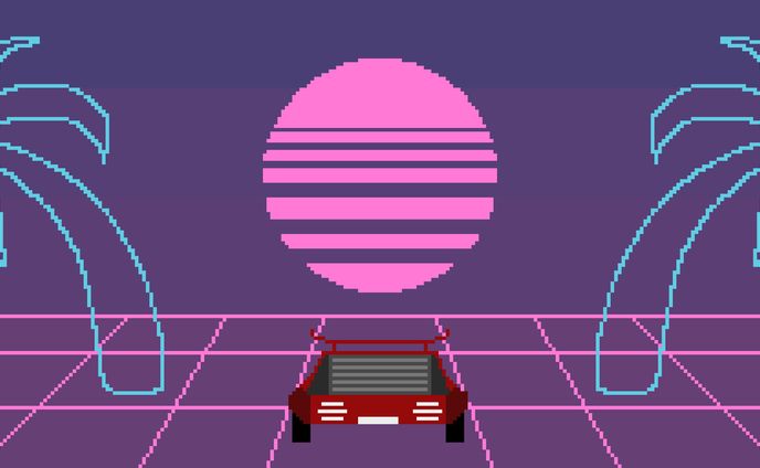 draw、pixel art