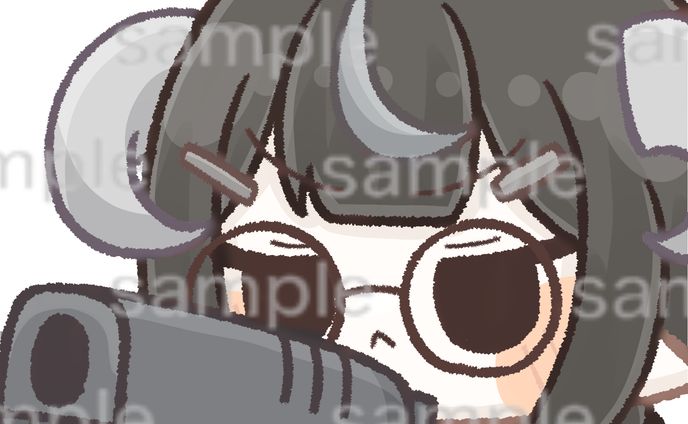 【アメカンナさん】スタンプイラスト【Vtuberさん】