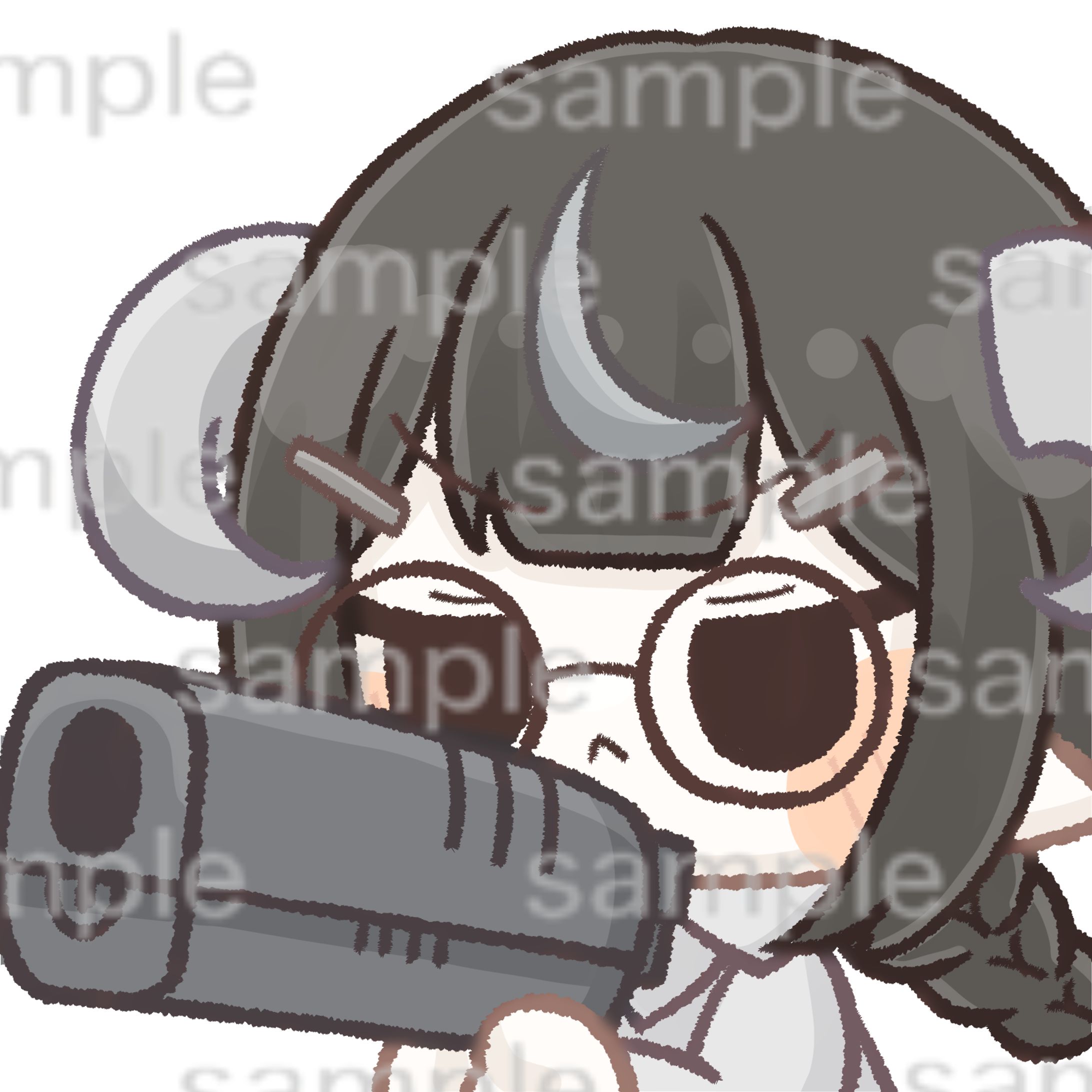 【アメカンナさん】スタンプイラスト【Vtuberさん】-1