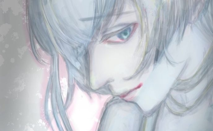 いらすと、白髪