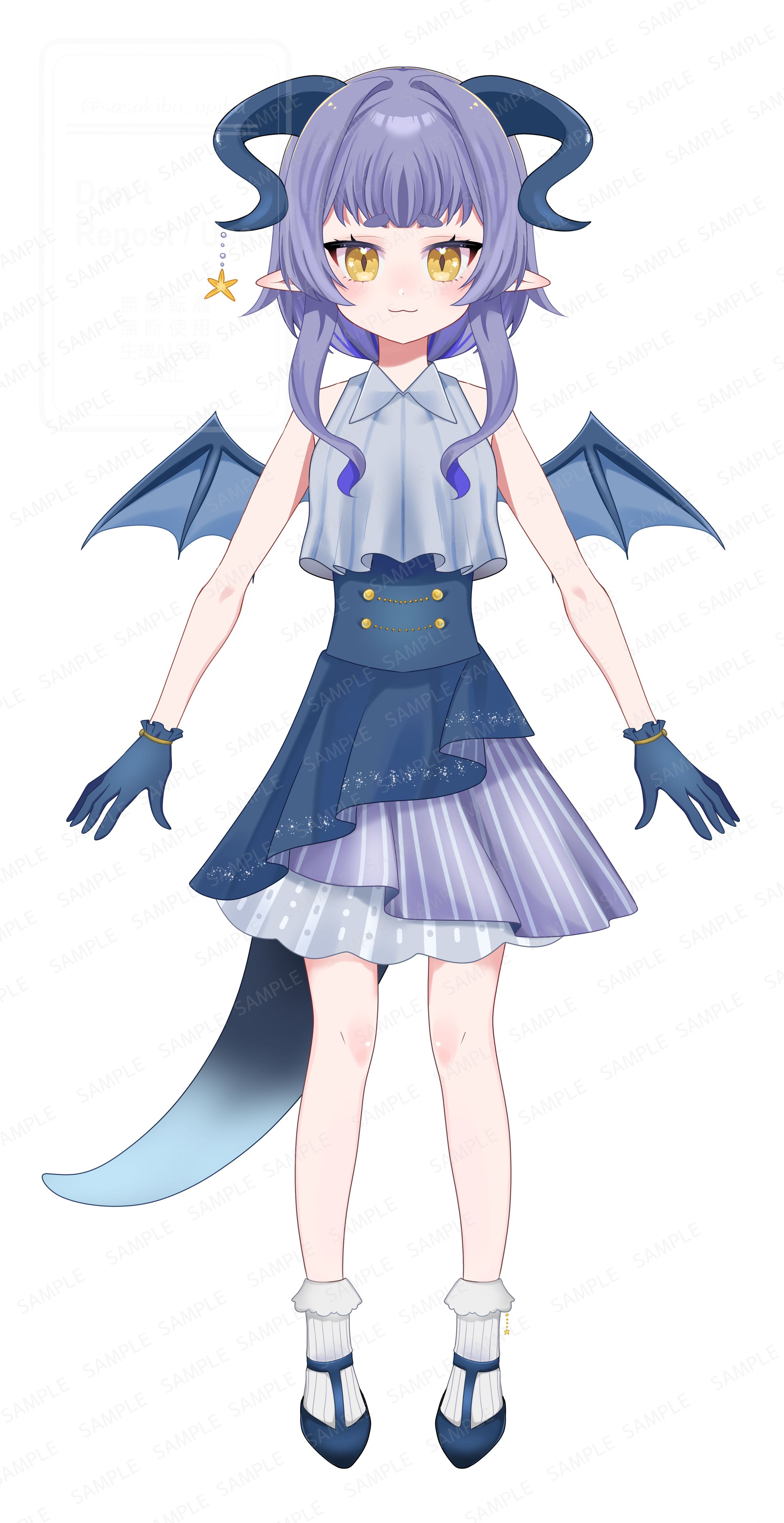 オリジナルキャラクター　（モデリング込み）-1