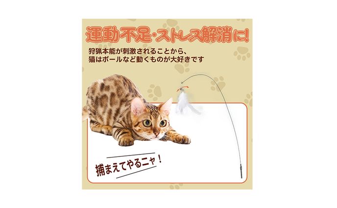 Amazon商品ページ　ねこおもちゃ