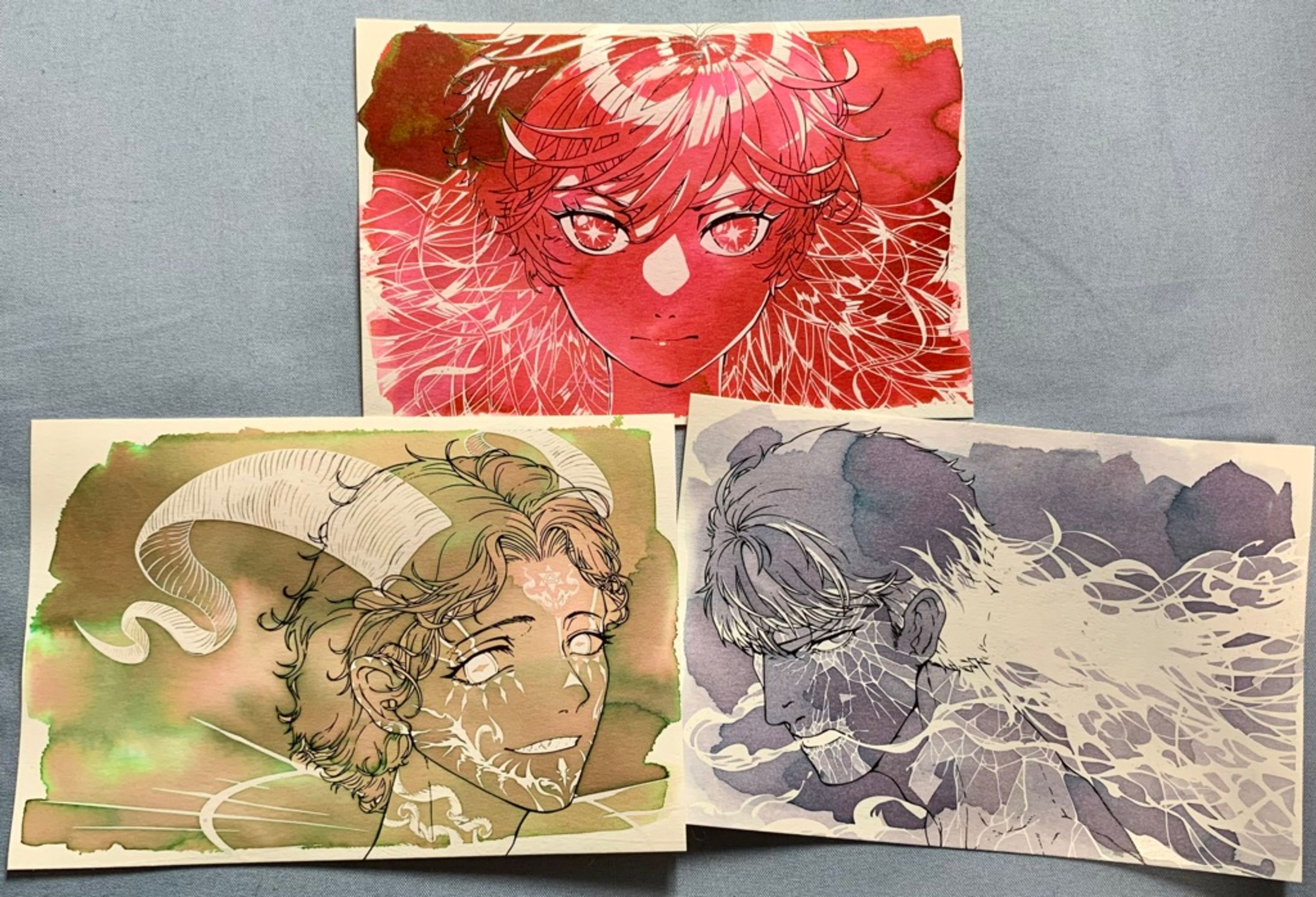 キャラが変身するインクカードのデザイン-1