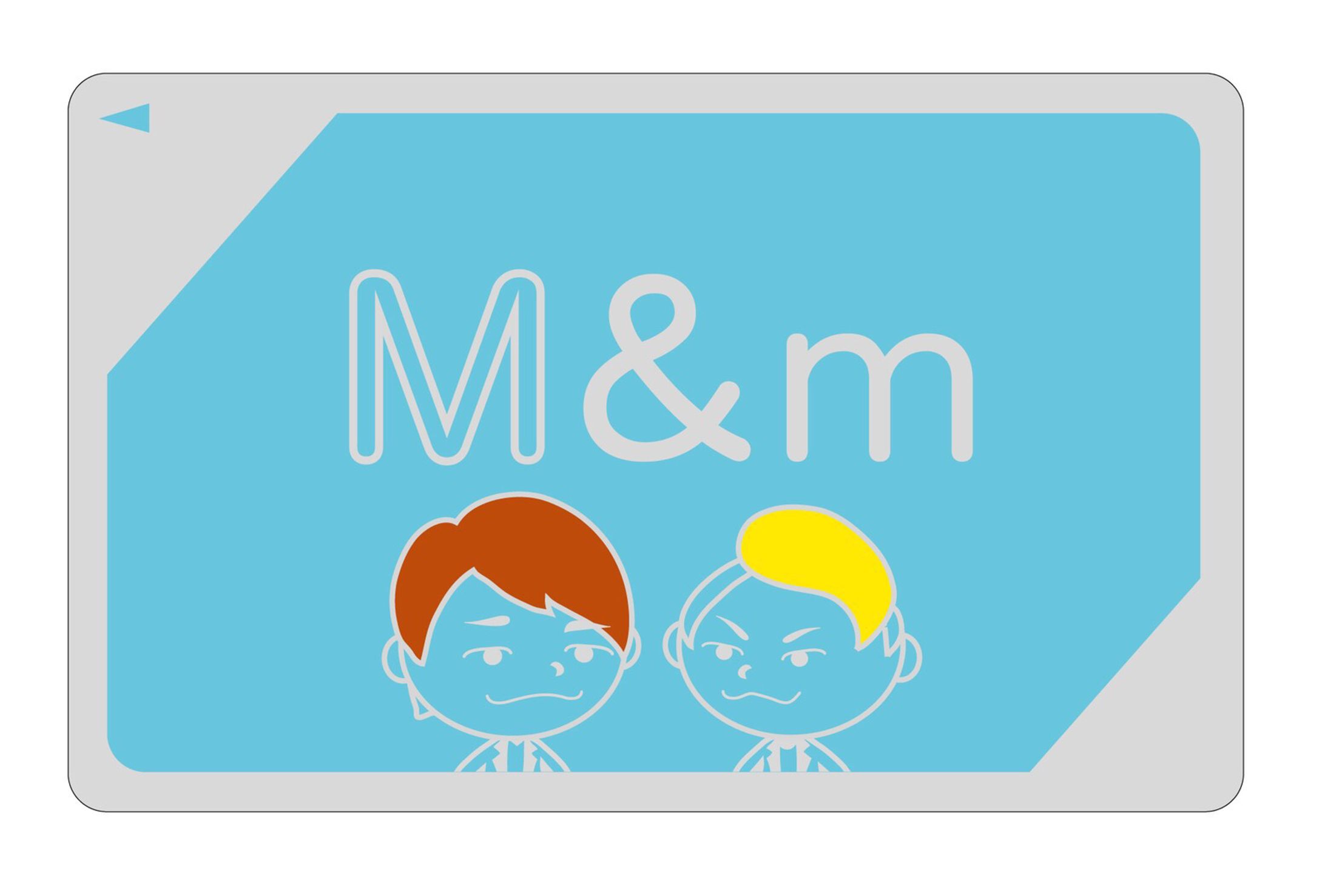 ステッカー『M&m』-1