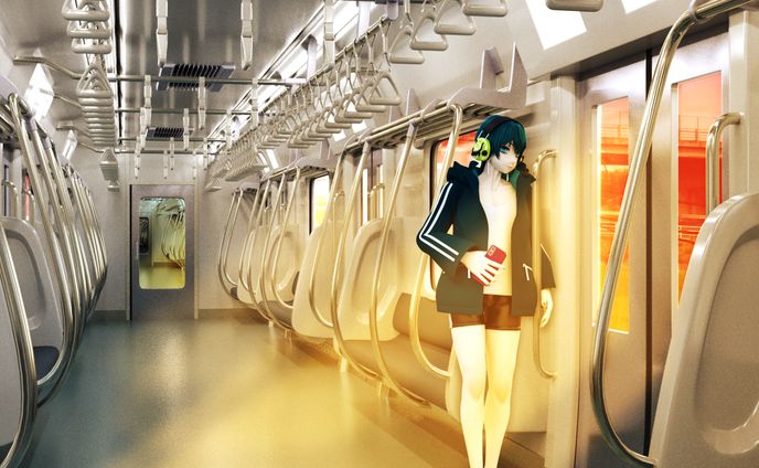 【3Dモデル】背景・キャラクターモデルサンプル