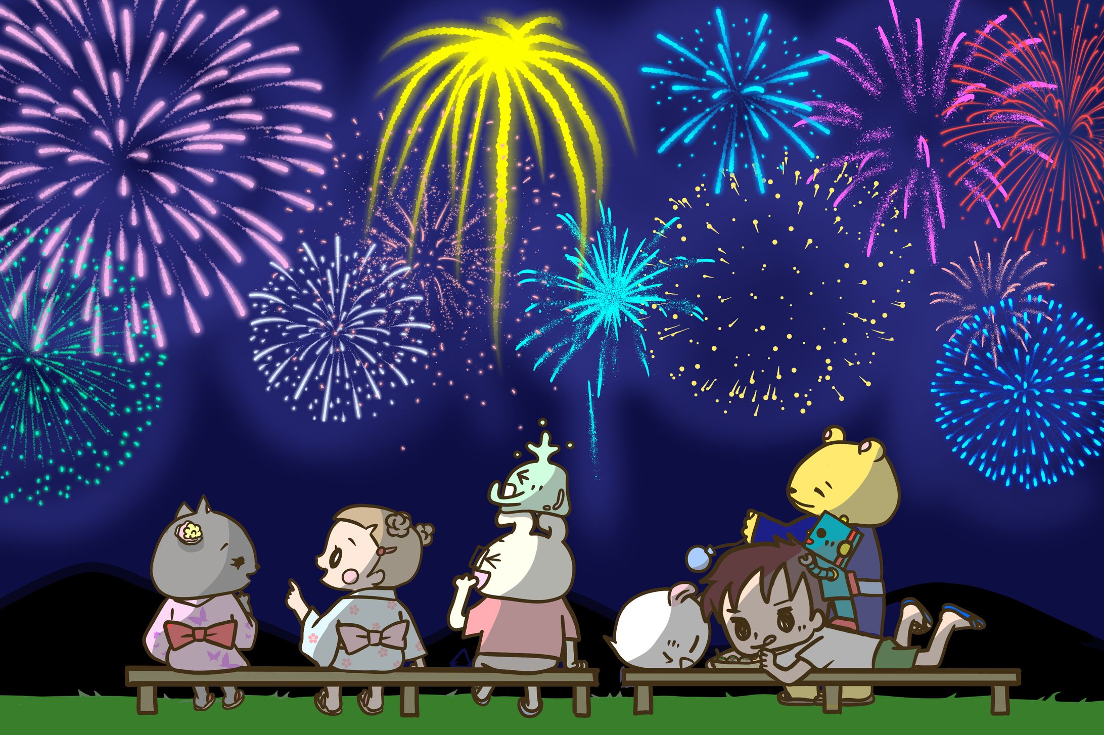ふーたんフレンズ花火大会 2025年8月-1