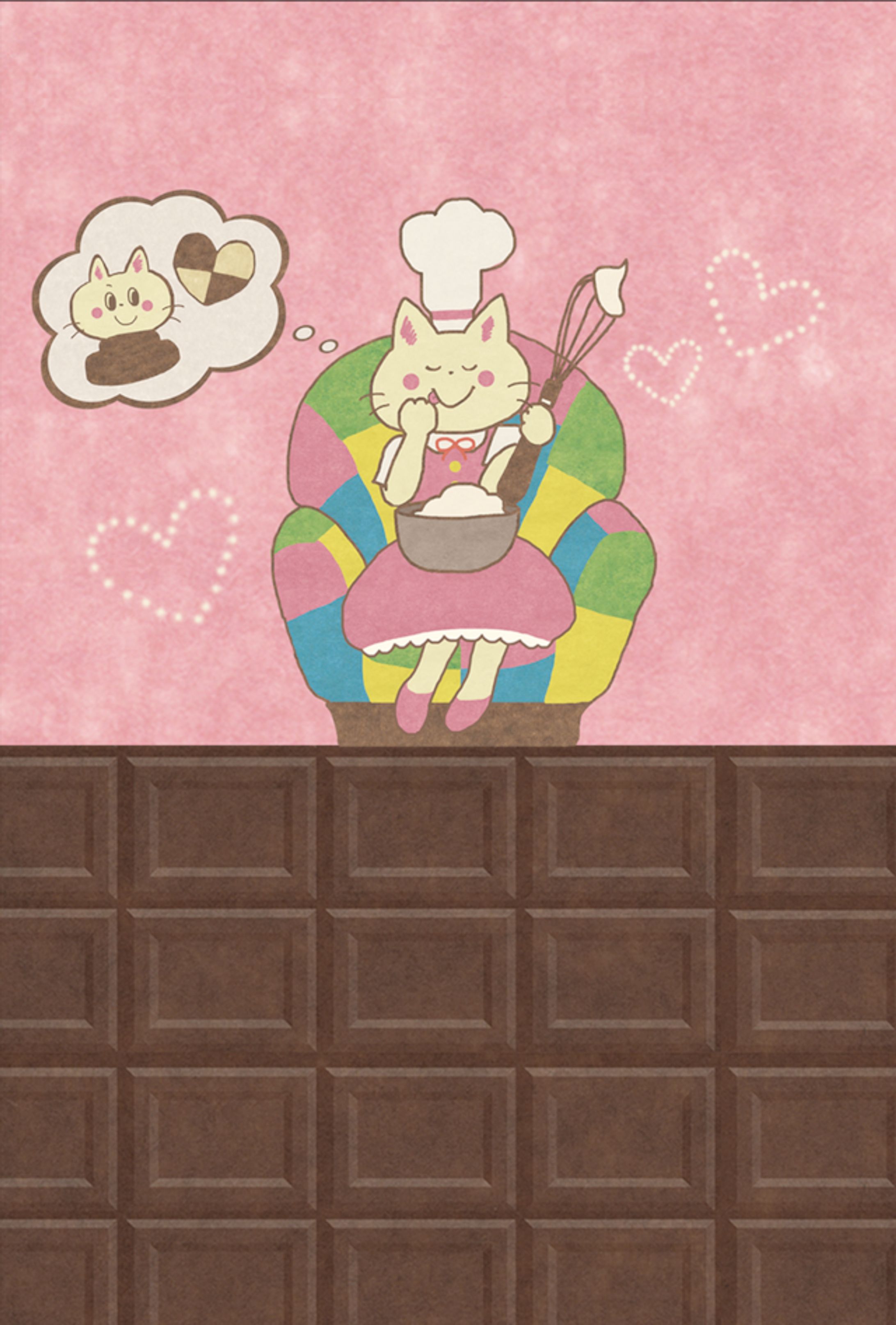 【イラスト作品】sweet-cat-1