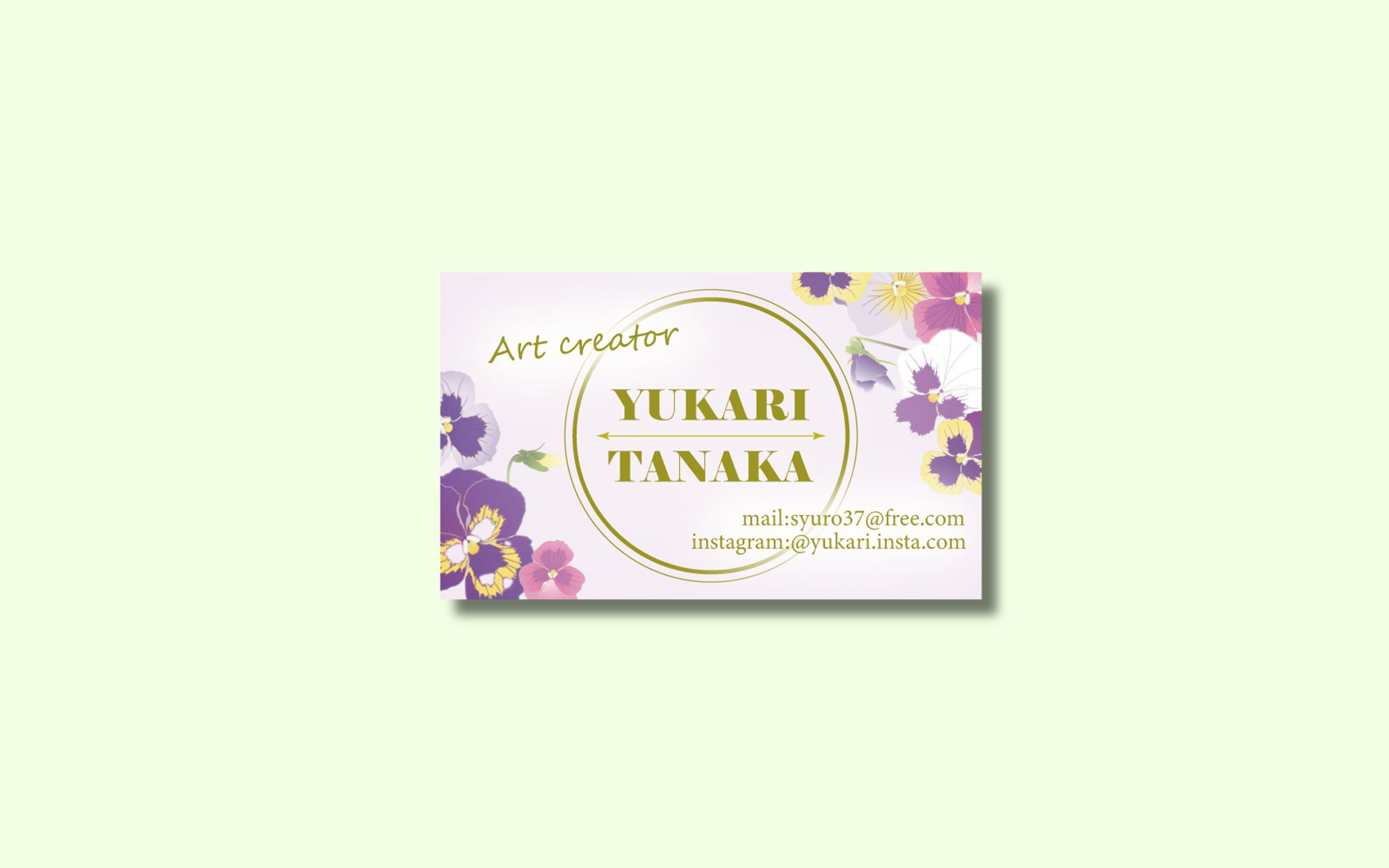 アートクリエイターの名刺-1