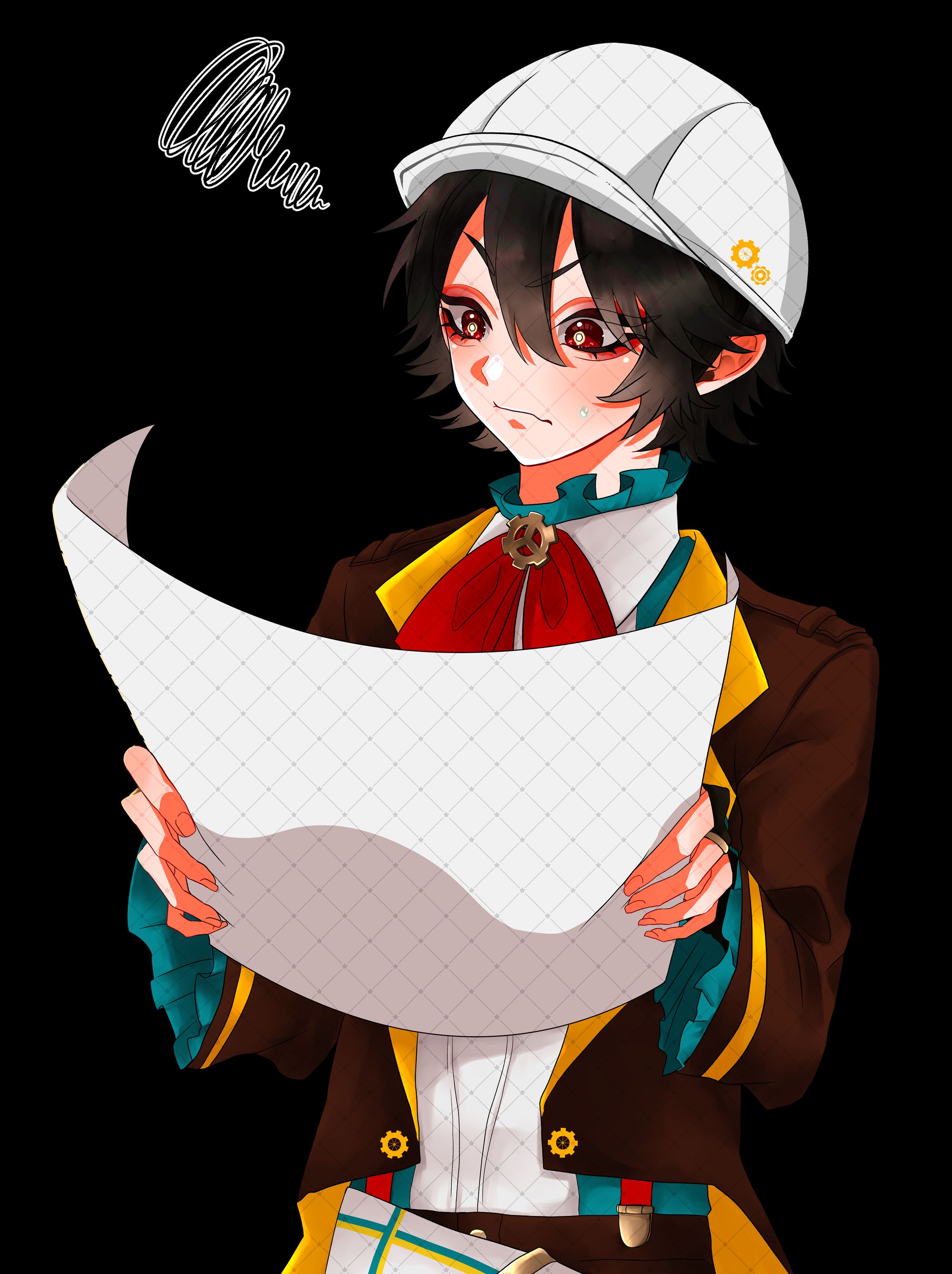 文月ロエン様　ゲーム告知用イラスト-1