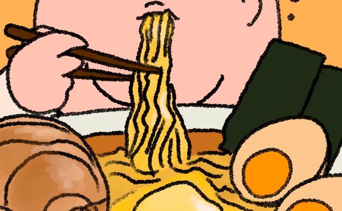 【たまにはたっぷりラーメン！】

せわしない日常にちょうどよいほのぼのを。
ほのぼの＆クセになるシュールなおじさんの世界にようこそ！
フォローしてあそびに来てね！いつでも大歓迎だよ♪

作者：伊藤ゆかり
フリーのアニメクリエイター。
ほのぼの×ゆるかわいい×クセになるイラストを描いています。
シュールなおじさんのオリジナルアニメはTikTokフォロワー10万人突破。
その他、コラボアニメなども制作。
お仕事のお問い合わせはDMまで！イラスト・アニメ・PR動画制作など♪

#イラストグラム #シュールなおじさん #ゆるいイラスト #1日１絵
#ゆるかわイラスト #ほのぼの #かわいいイラスト #シュールなイラスト
#tiktok #デザイン #デジタルイラスト #カートゥーン
#ほっこり  #オリジナルイラスト #オリジナル

#art #artist #digitalillustration
#digitalpainting #character #illustrationartists
#cute #originalartwork #cuteart
#procreateart #artgram #catsofinstagram