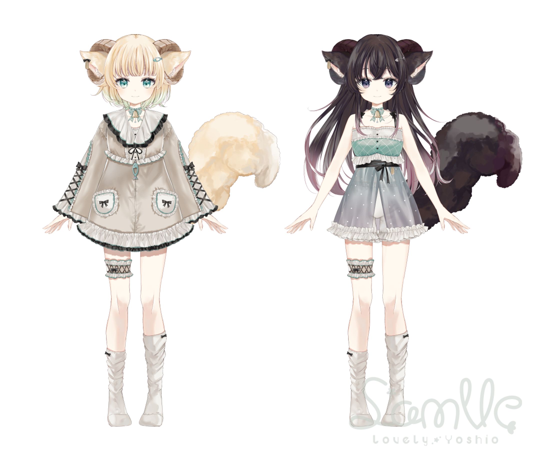 角森ぽぴぽ　Vtuberモデル-1