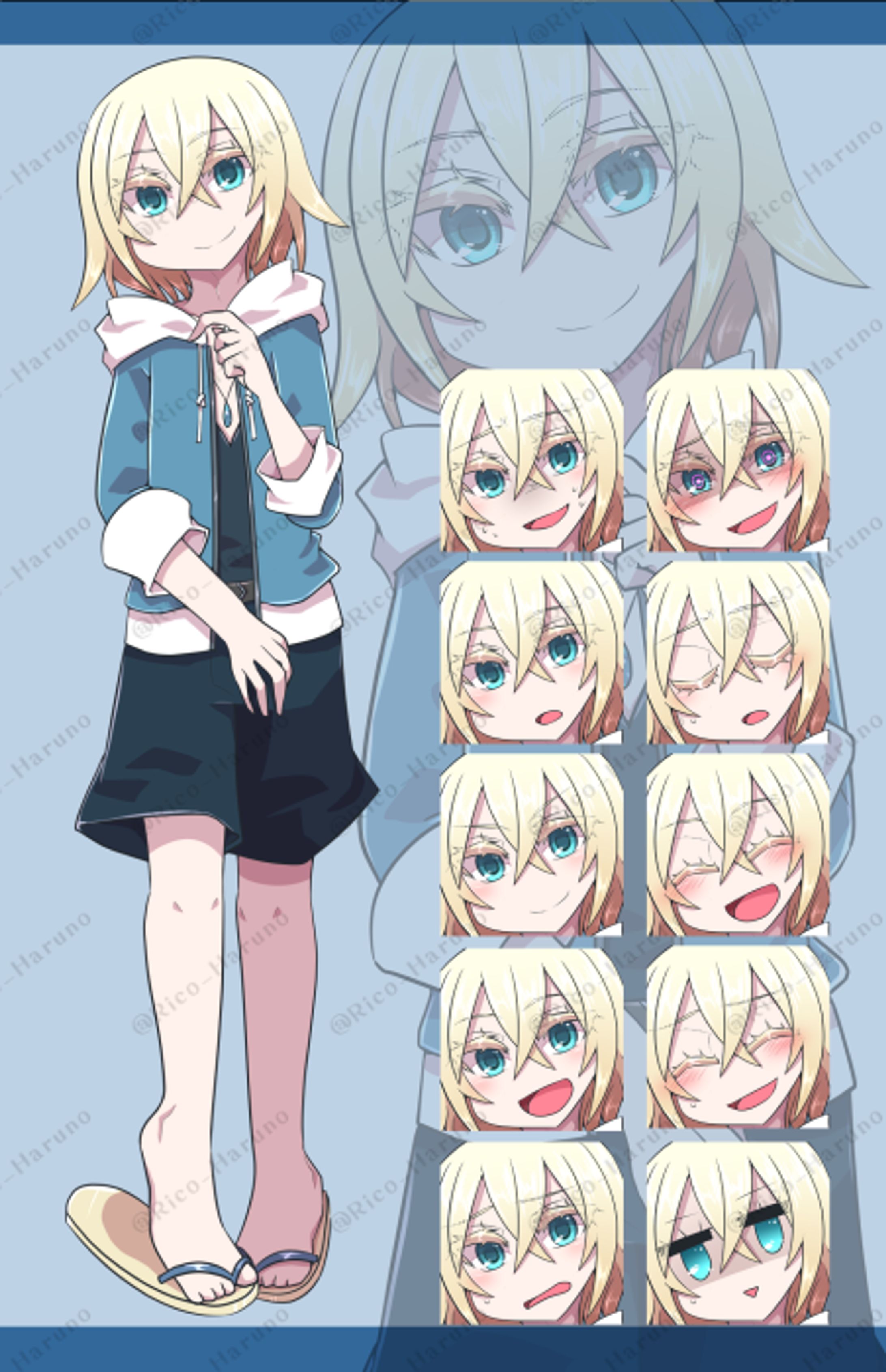 キャラクターデザイン・差分-1