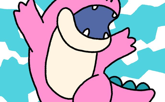 ピンクドラゴン　喜びの舞
