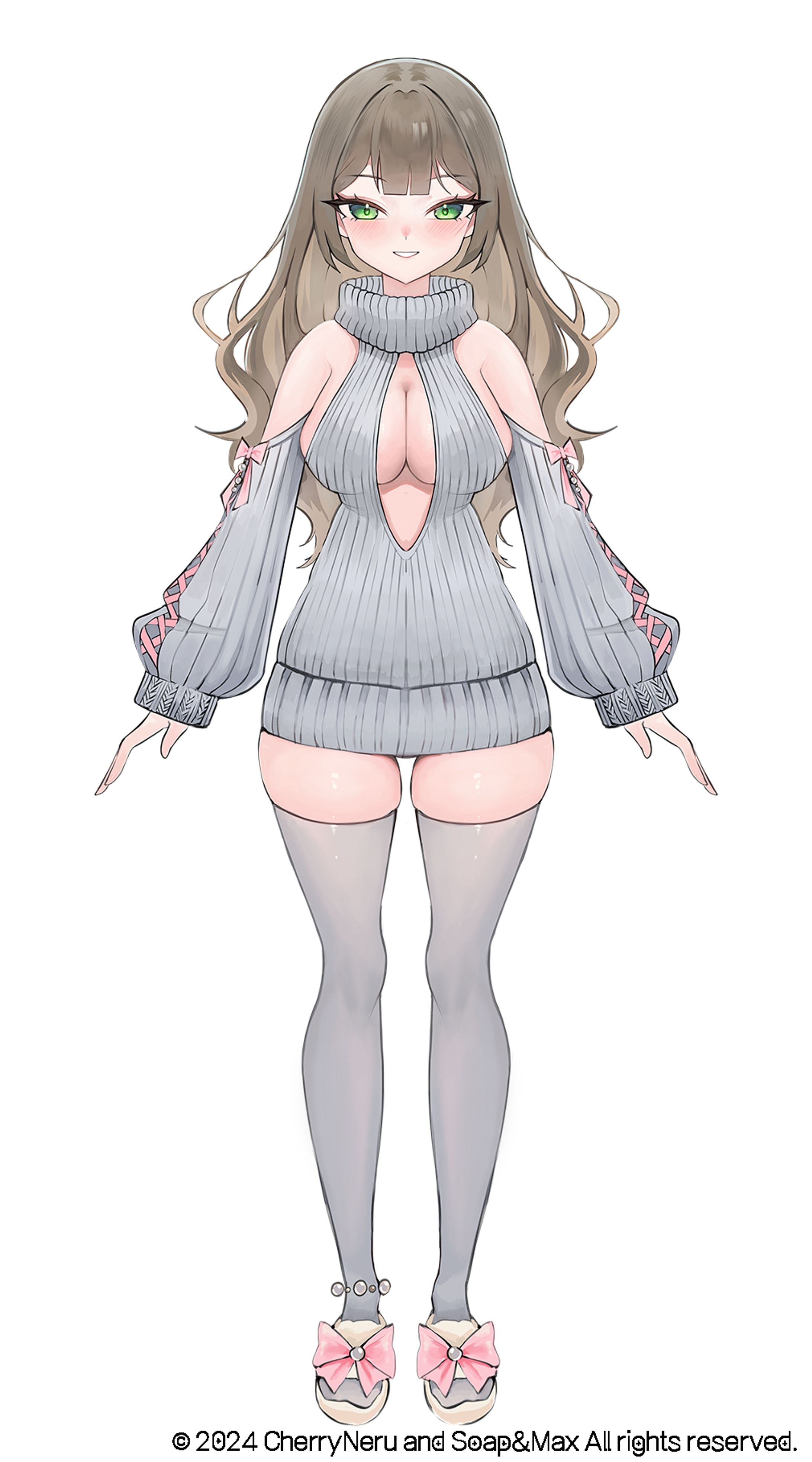 Knit Dress design work-1