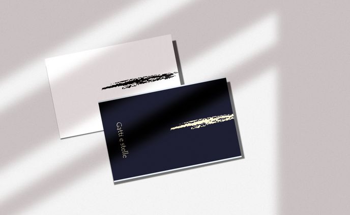 【shop card design】Gatti e stelle様