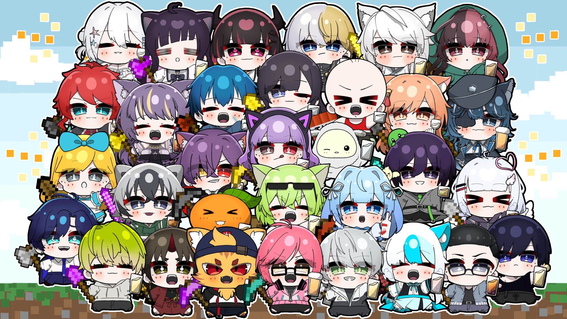 ちゅうない様 ミニキャラ-1