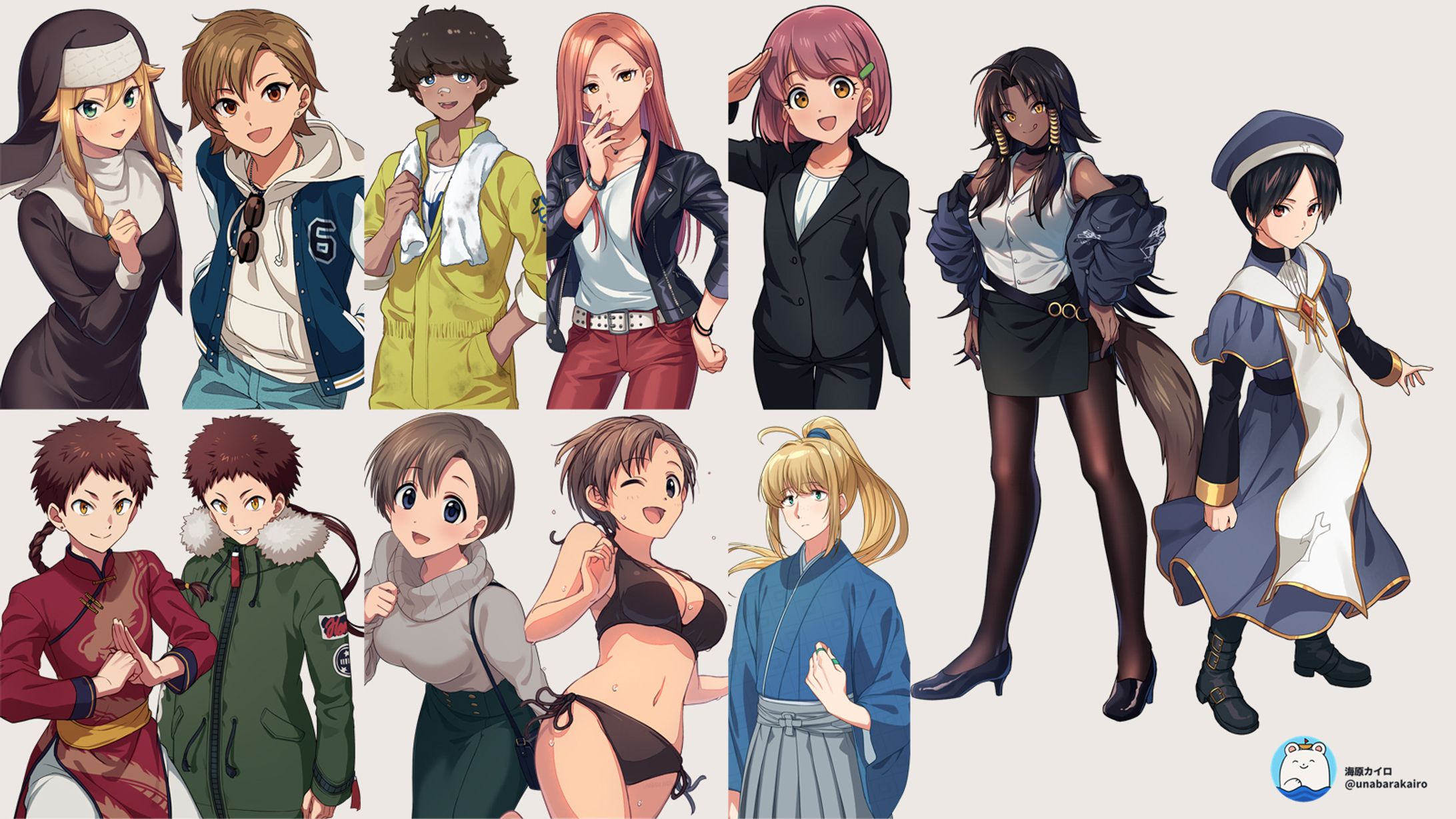 趣味制作立ち絵まとめ-1