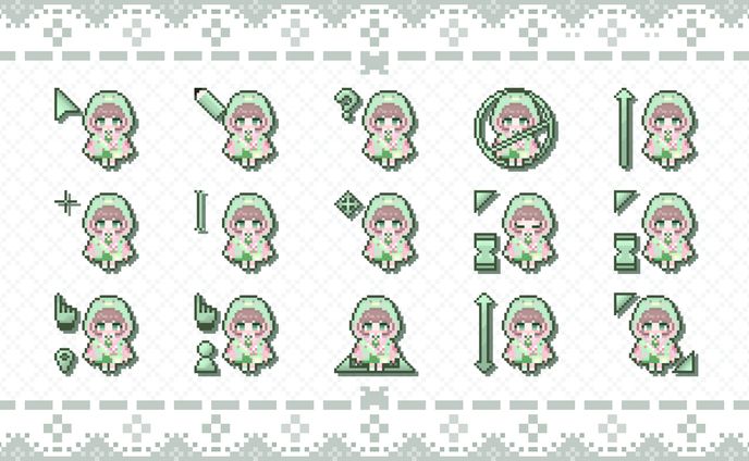 マウスカーソル_翡翠みどり様
