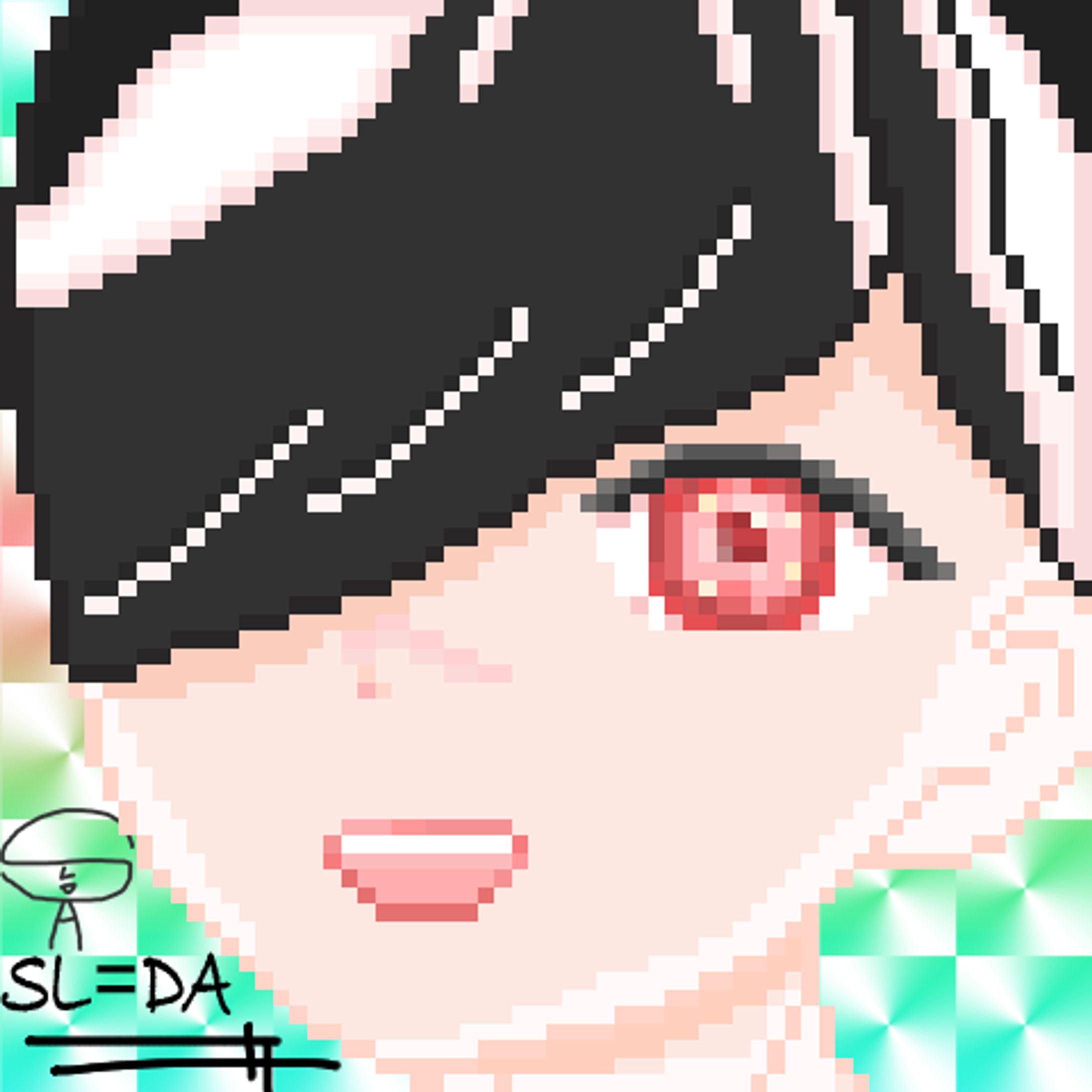 天野明先生の色使いを重視したドット絵　-1