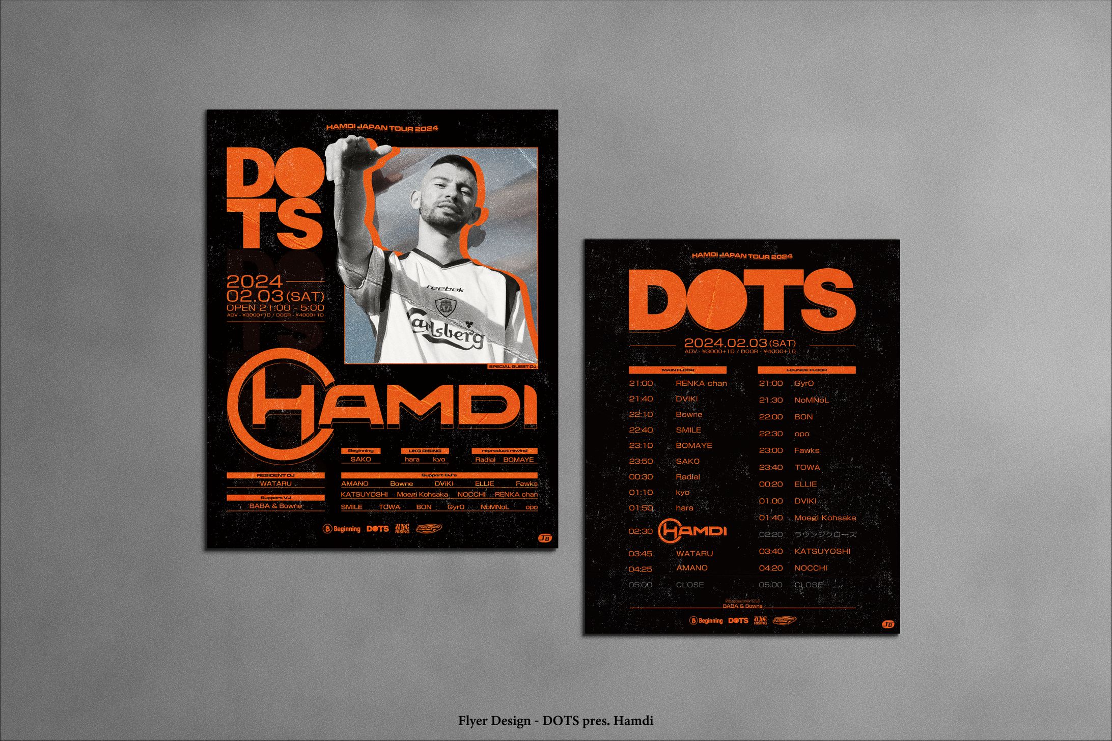 【フライヤーデザイン】DOTS pres. Hamdi-1