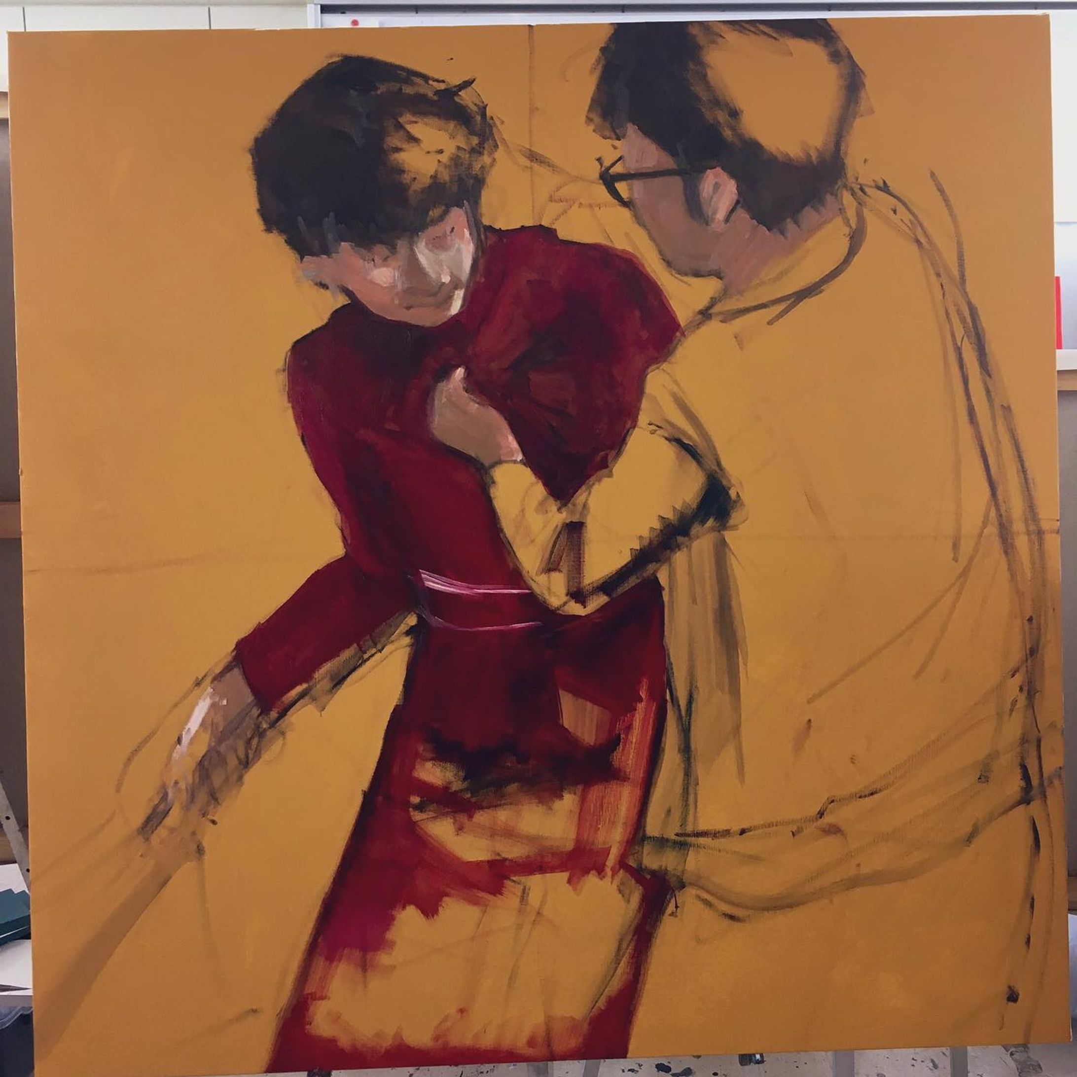 #drawing #croquis #illustration #イラスト #イラストレーション  #oilpainting-1