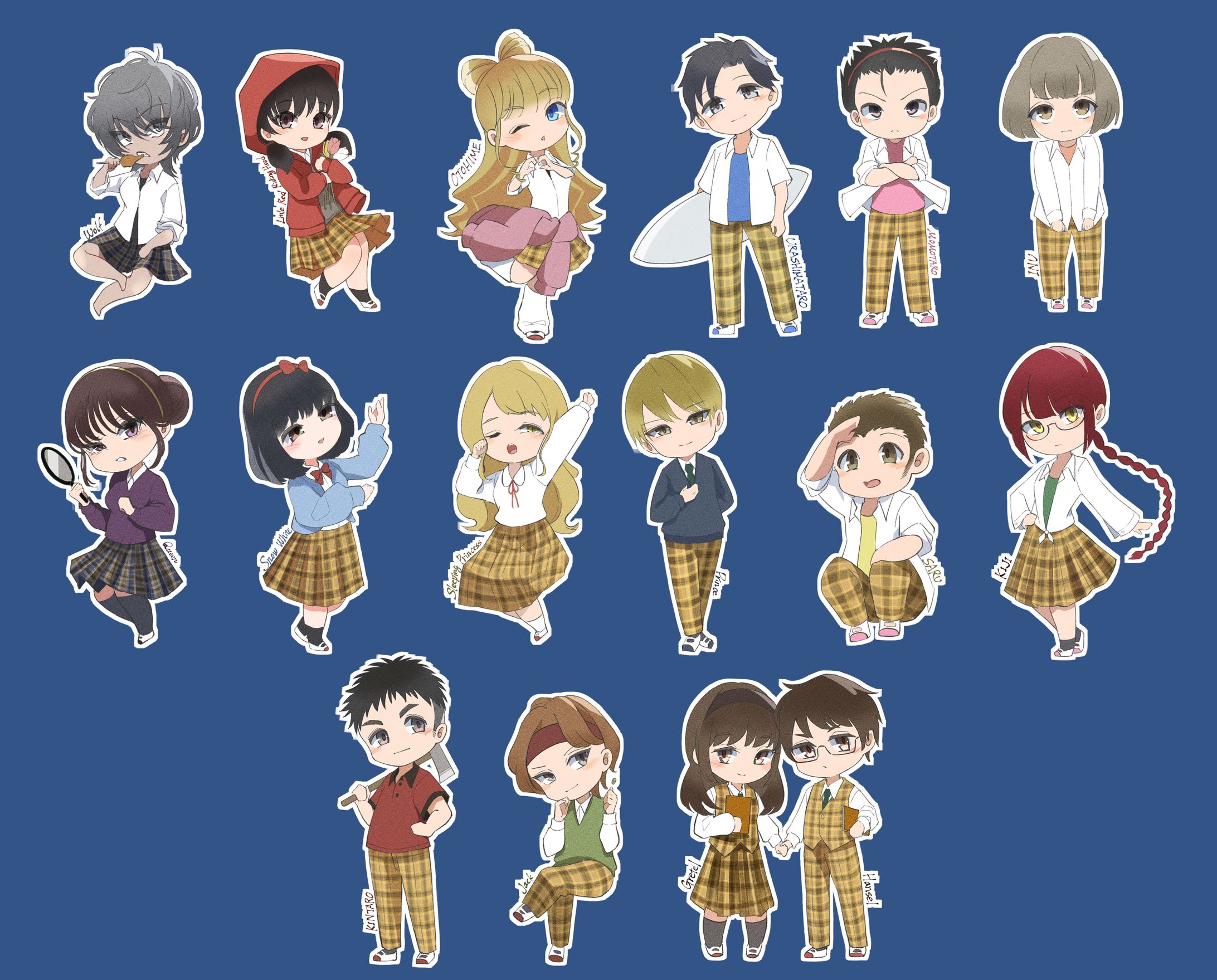 【オリジナル】童話クラスSDキャラ-1