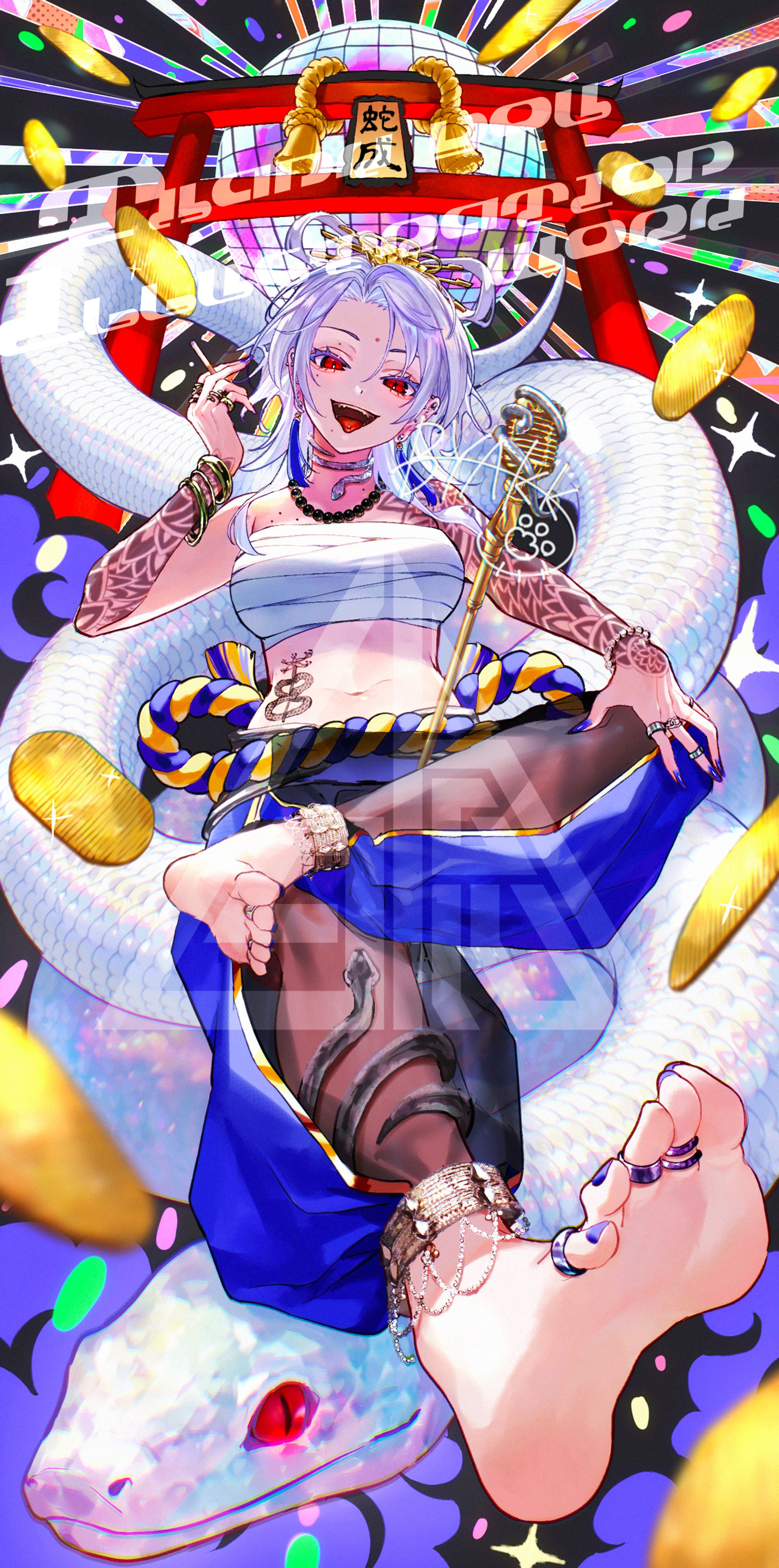 蛇成様一枚絵-1