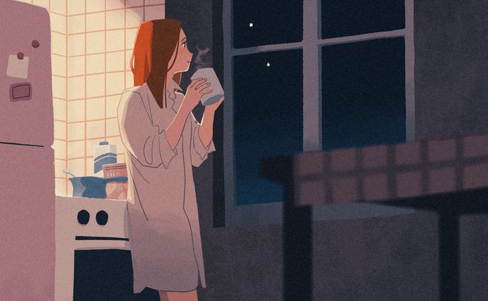 Midnight hot chocolate
