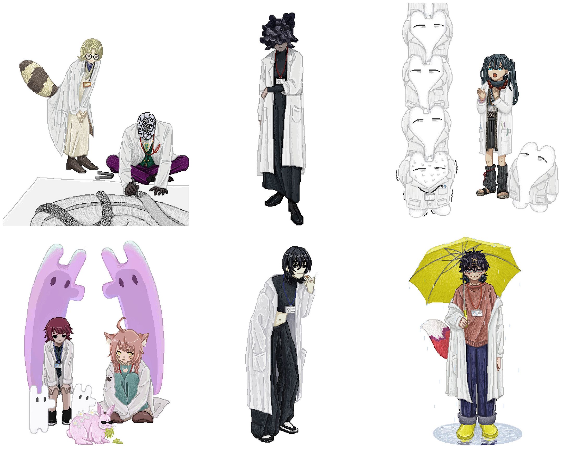 2025年カレンダー用イラスト【個人制作】-1