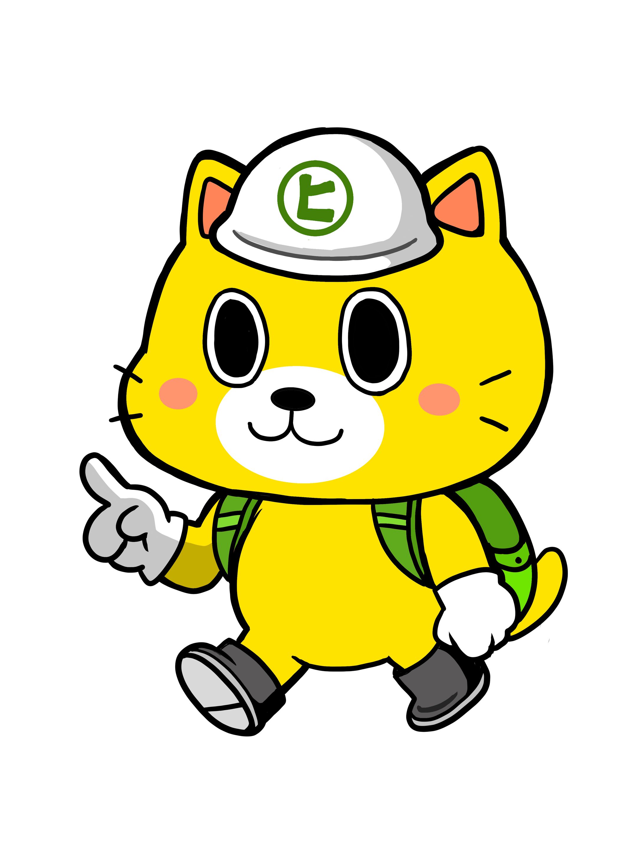 防災拠点ネットワークキャラ　ひにゃん-1
