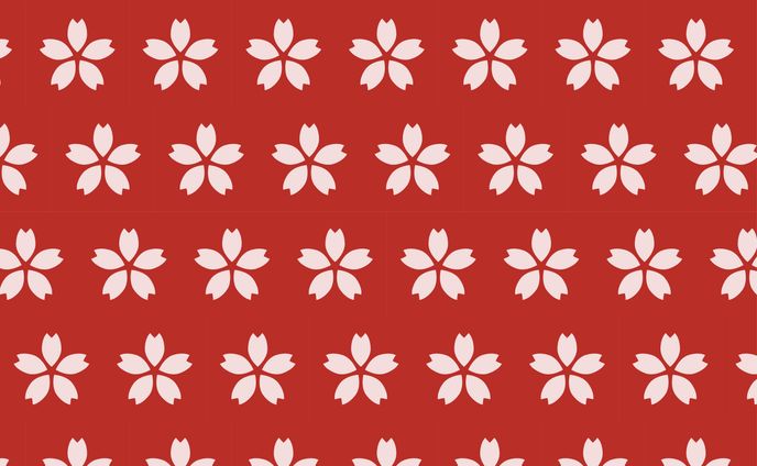 textile　桜