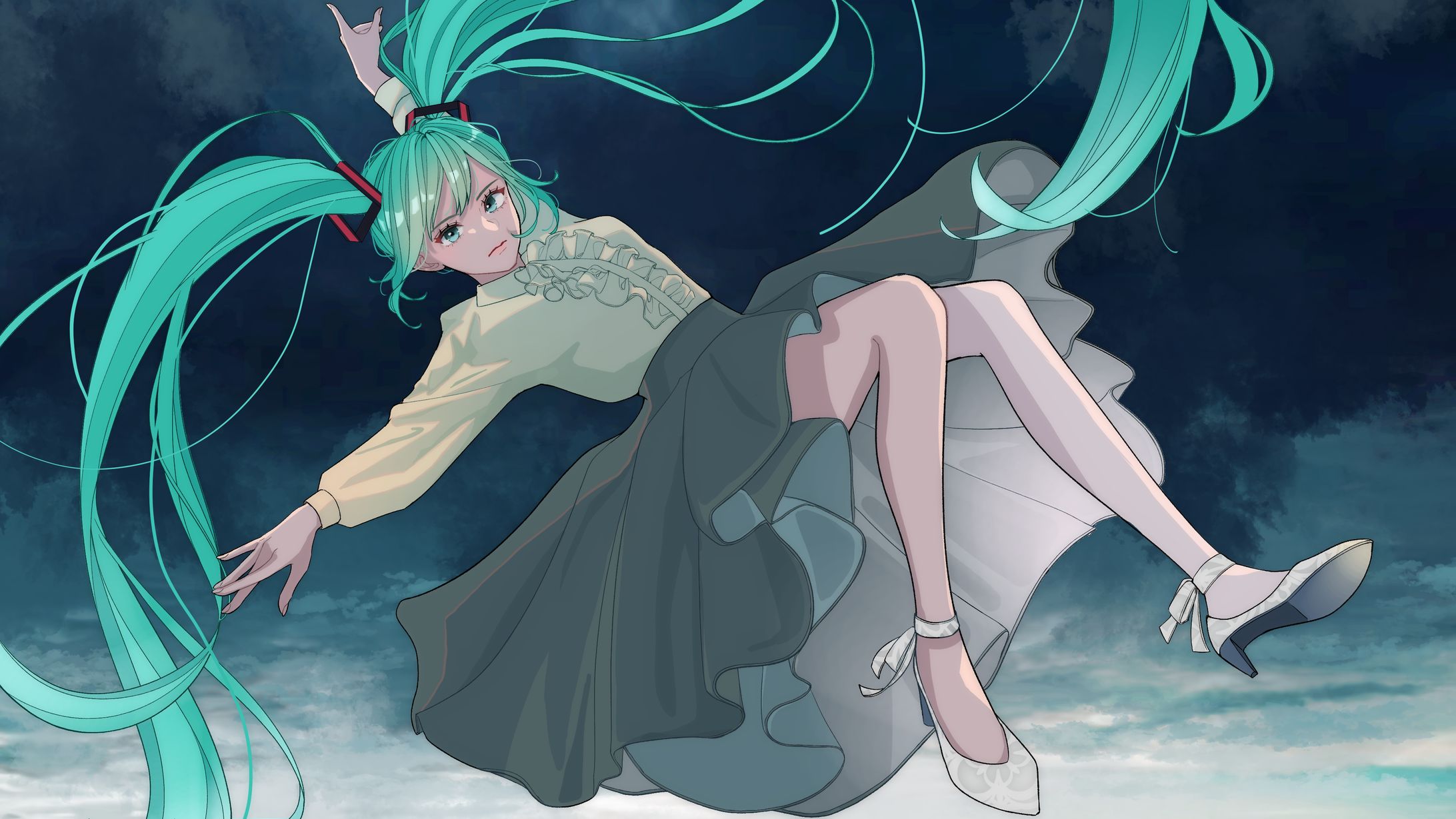 YouTube歌ってみた動画用イラスト-1