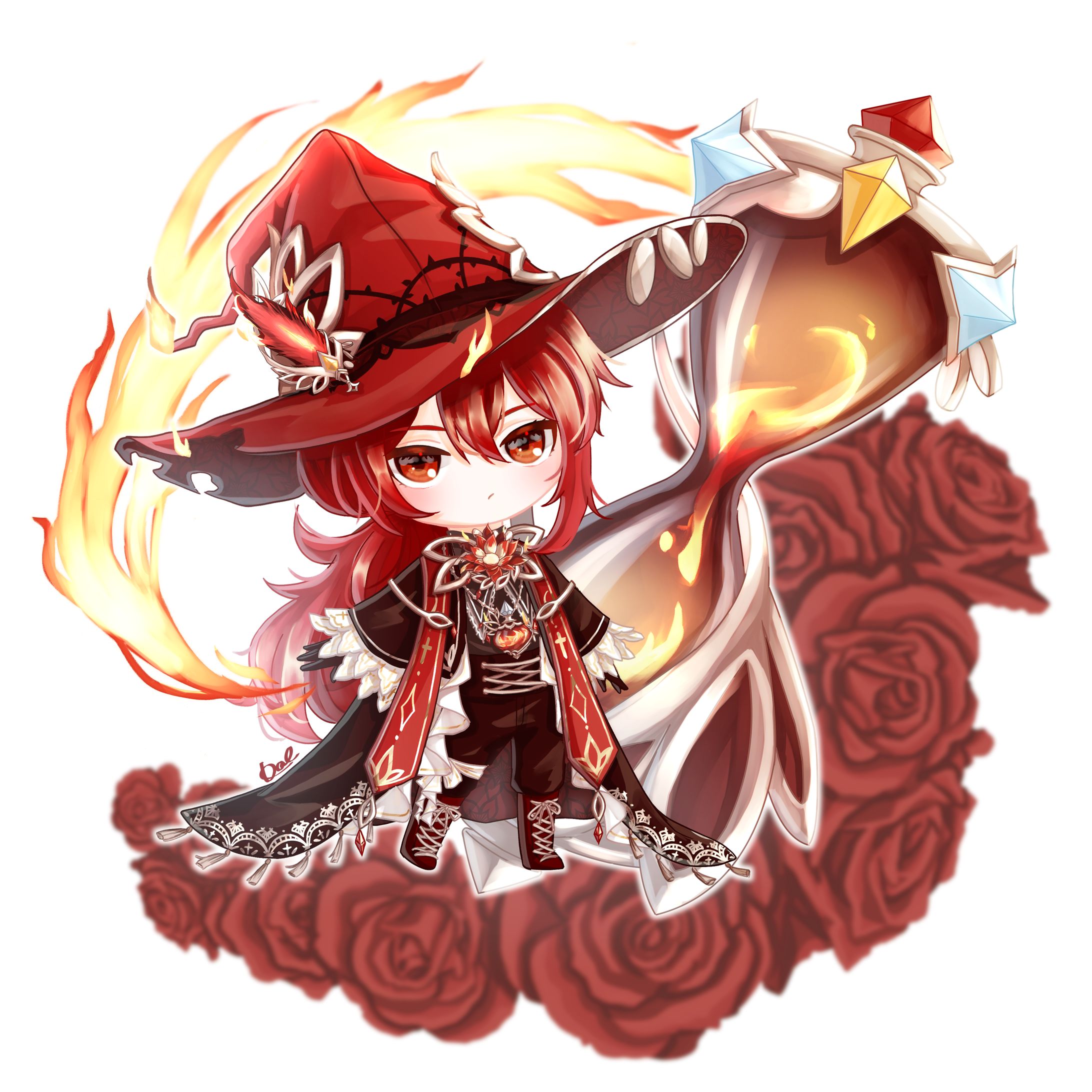 diluc fanart-1