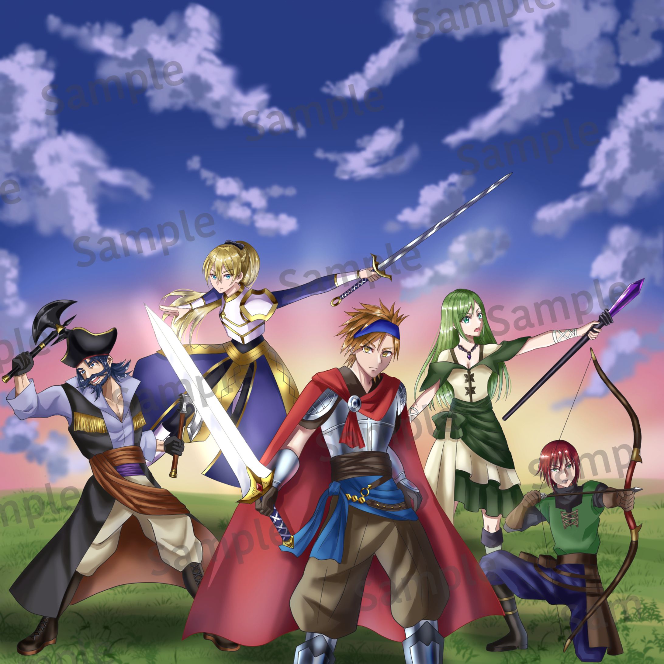 ご依頼ファンタジー風イラスト-1