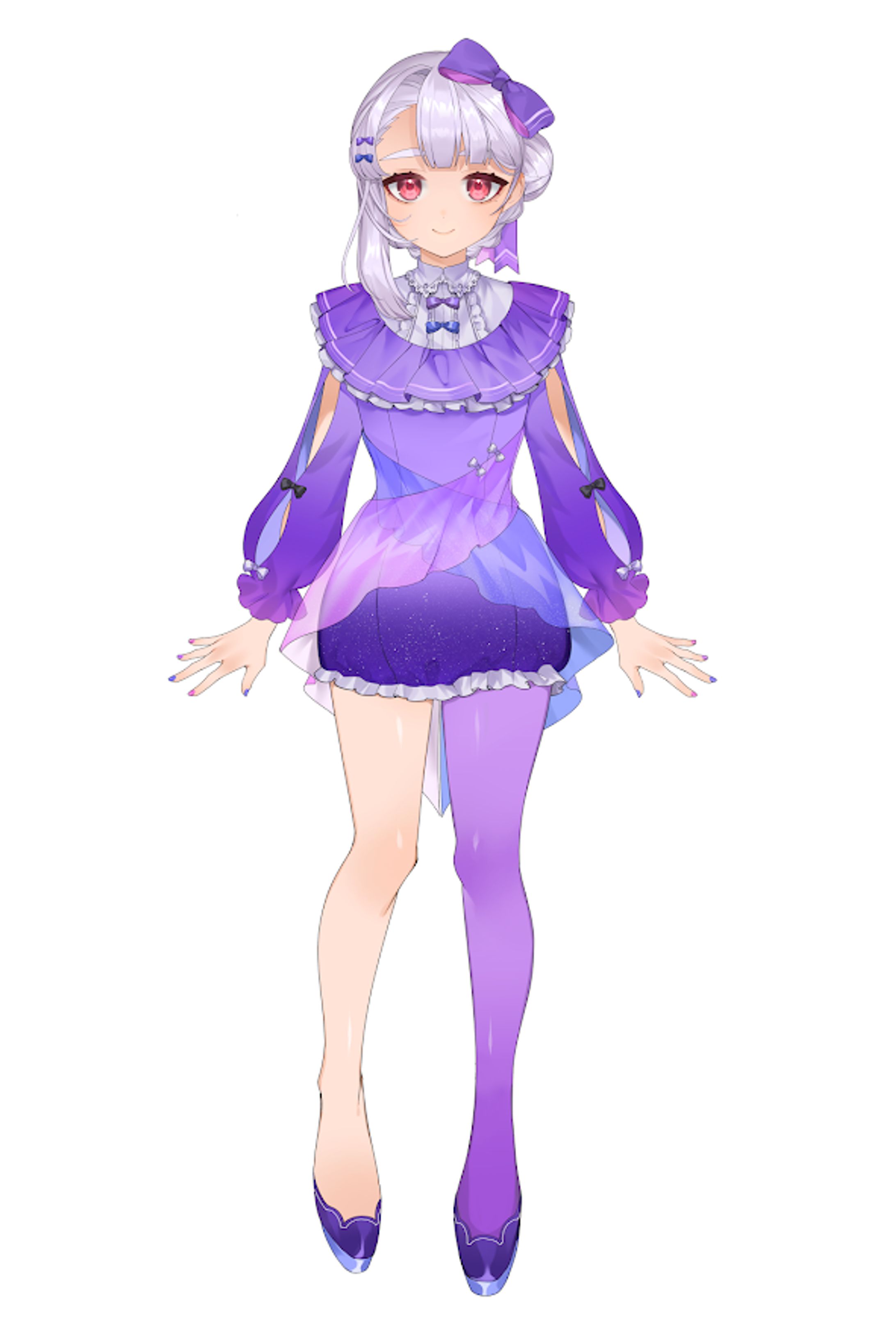 自作Vtuber(立ち絵、Live2d)-1