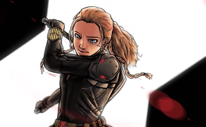 ・メイキング有り #ブラックウィドウ #Blackwidow #Avengers #MARVEL #ファンアート