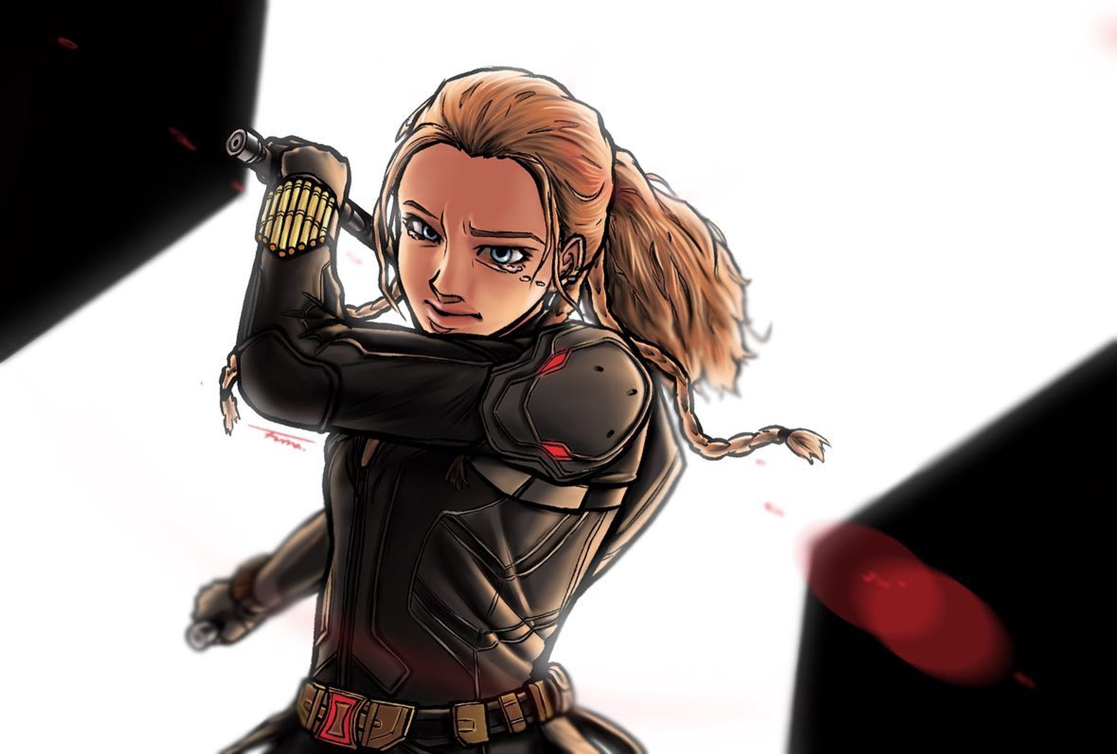 ・メイキング有り #ブラックウィドウ #Blackwidow #Avengers #MARVEL #ファンアート-1