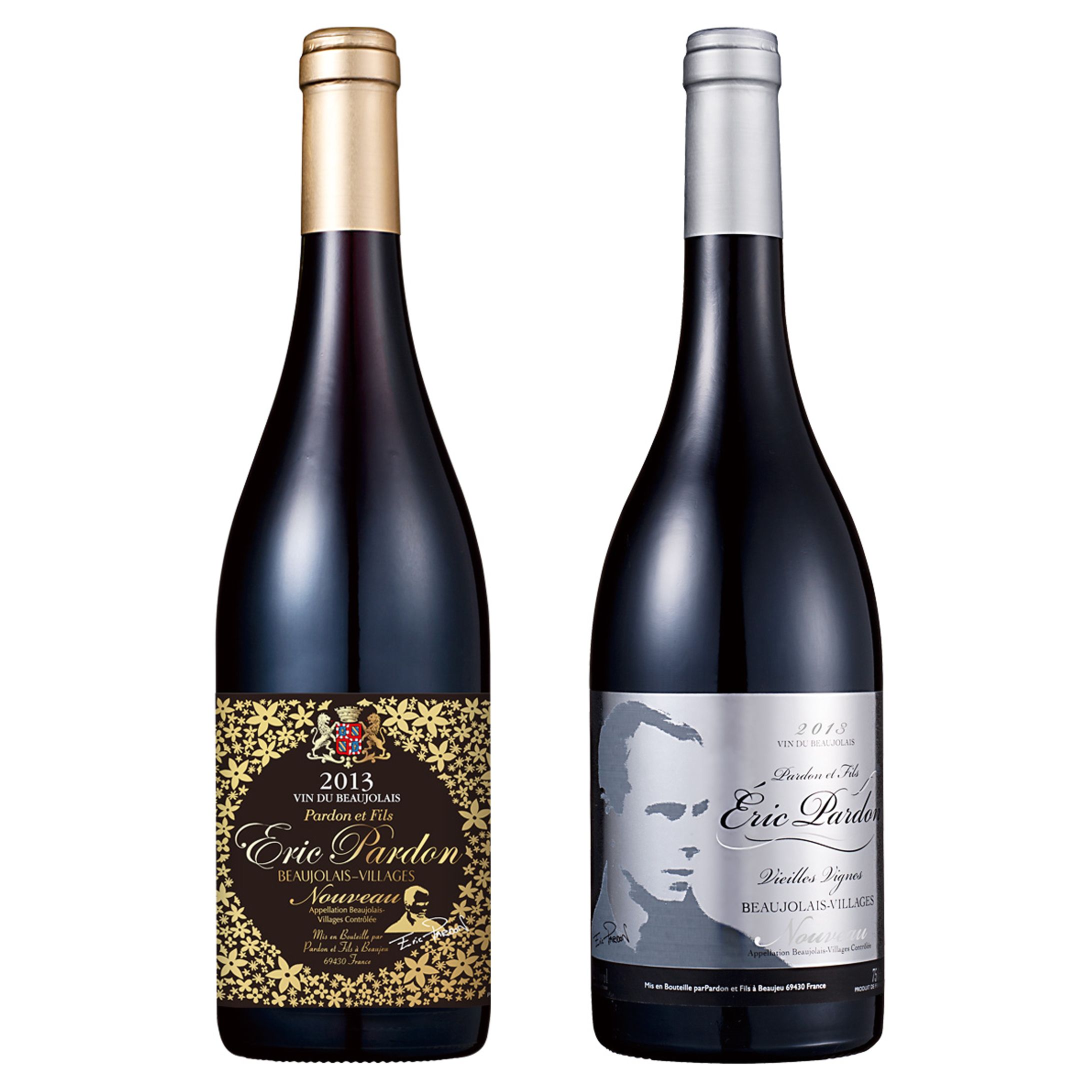 ボジョレーヌーボー　ラベル、リーフ-1