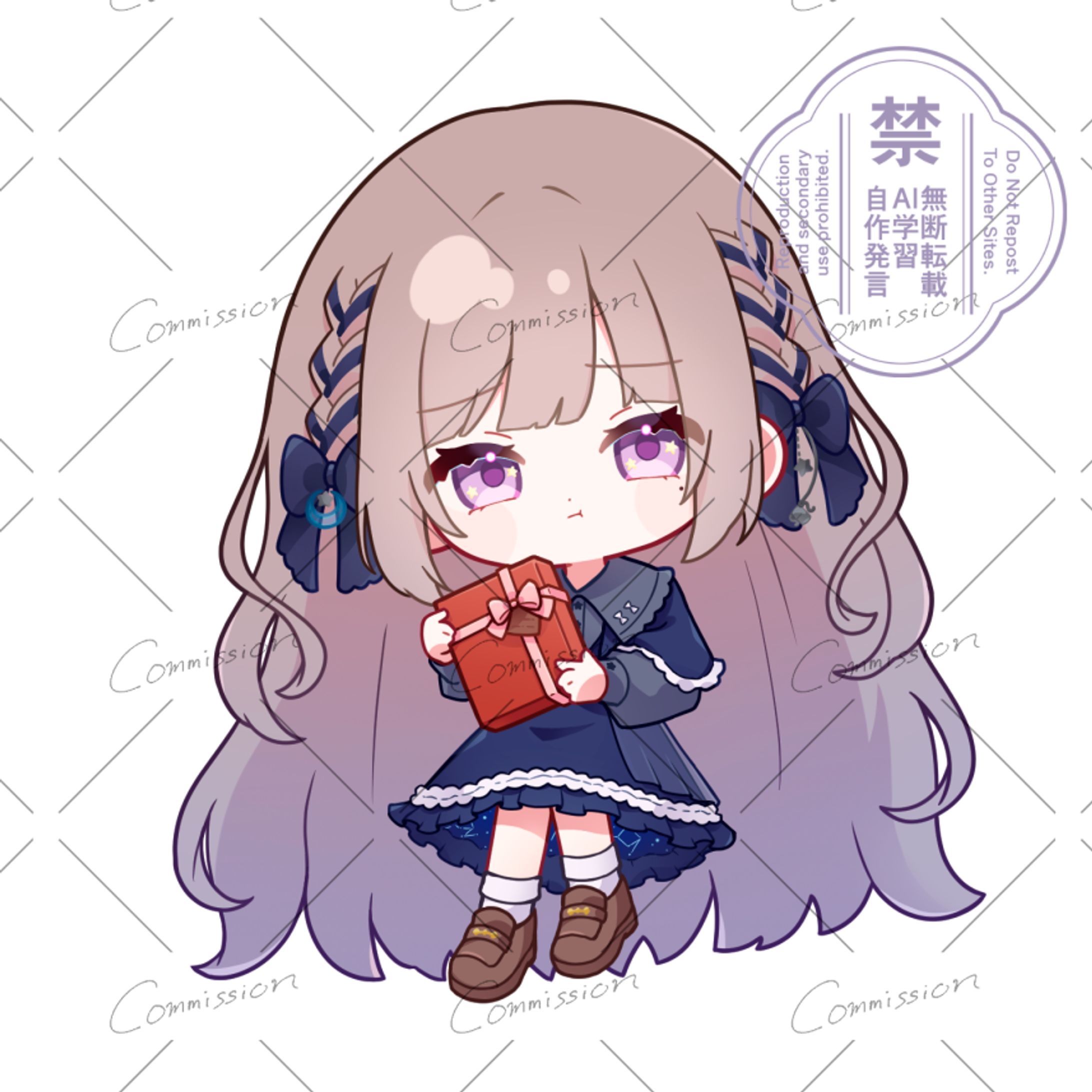 【ご依頼】夜縹はか様　ミニキャラ-1