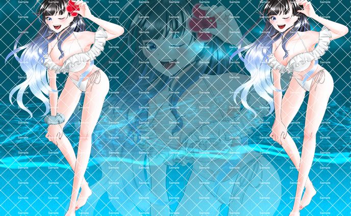たむたむ さま 水着　イラスト