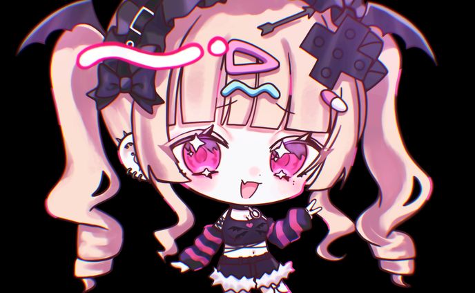 SDイラスト 創作① ステッカー