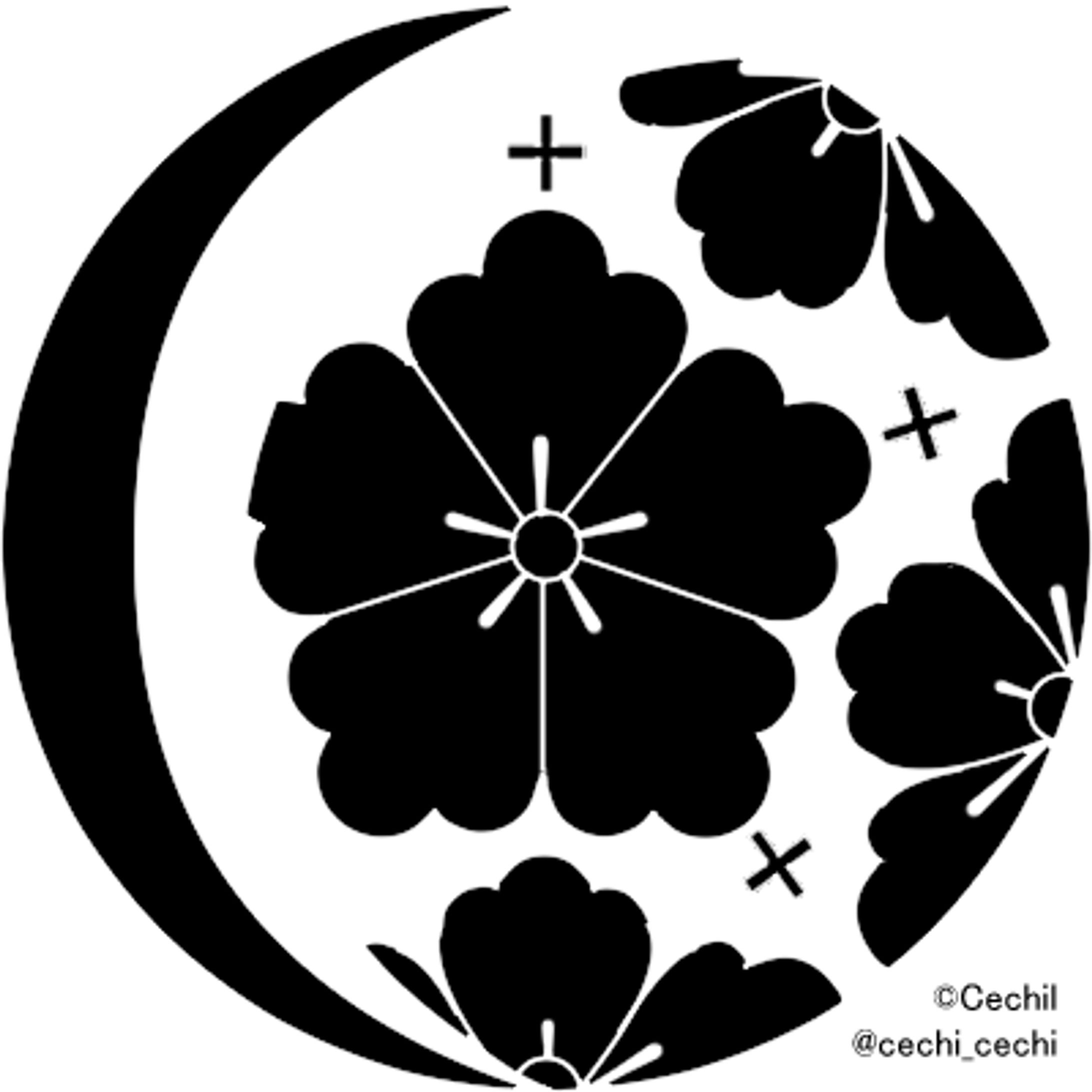 ロゴ 審神者紋 ミニスカハイソ-1