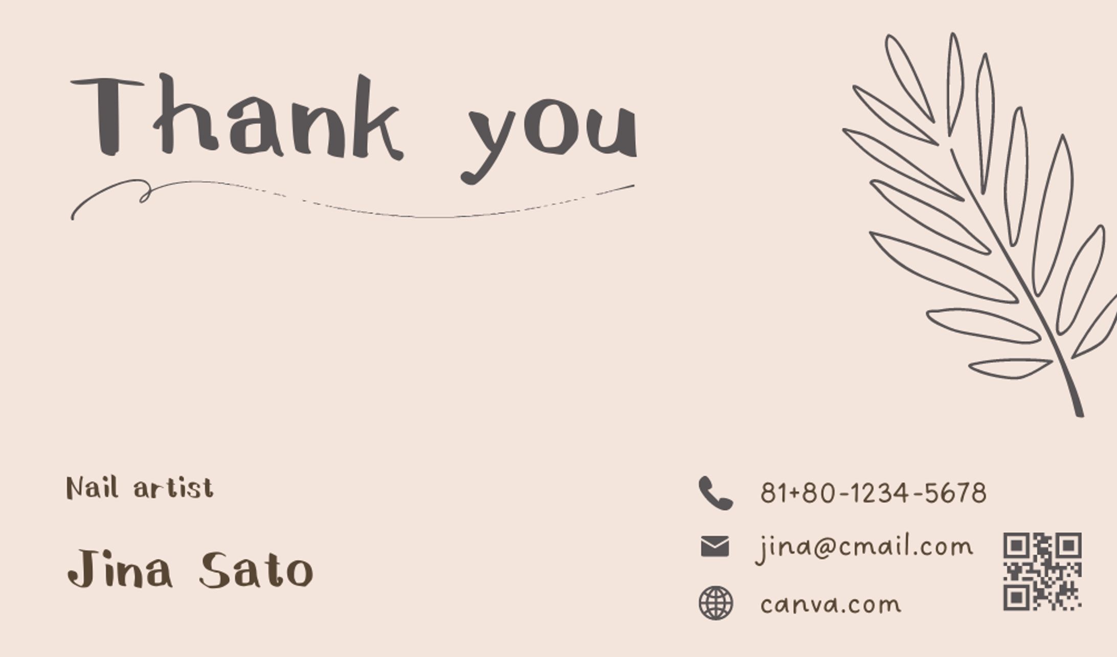 名刺 Thank you-1