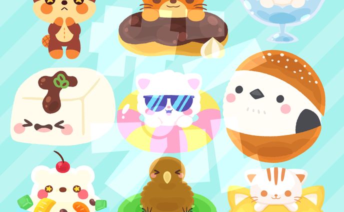 SKIMA キャラ販売サンプル