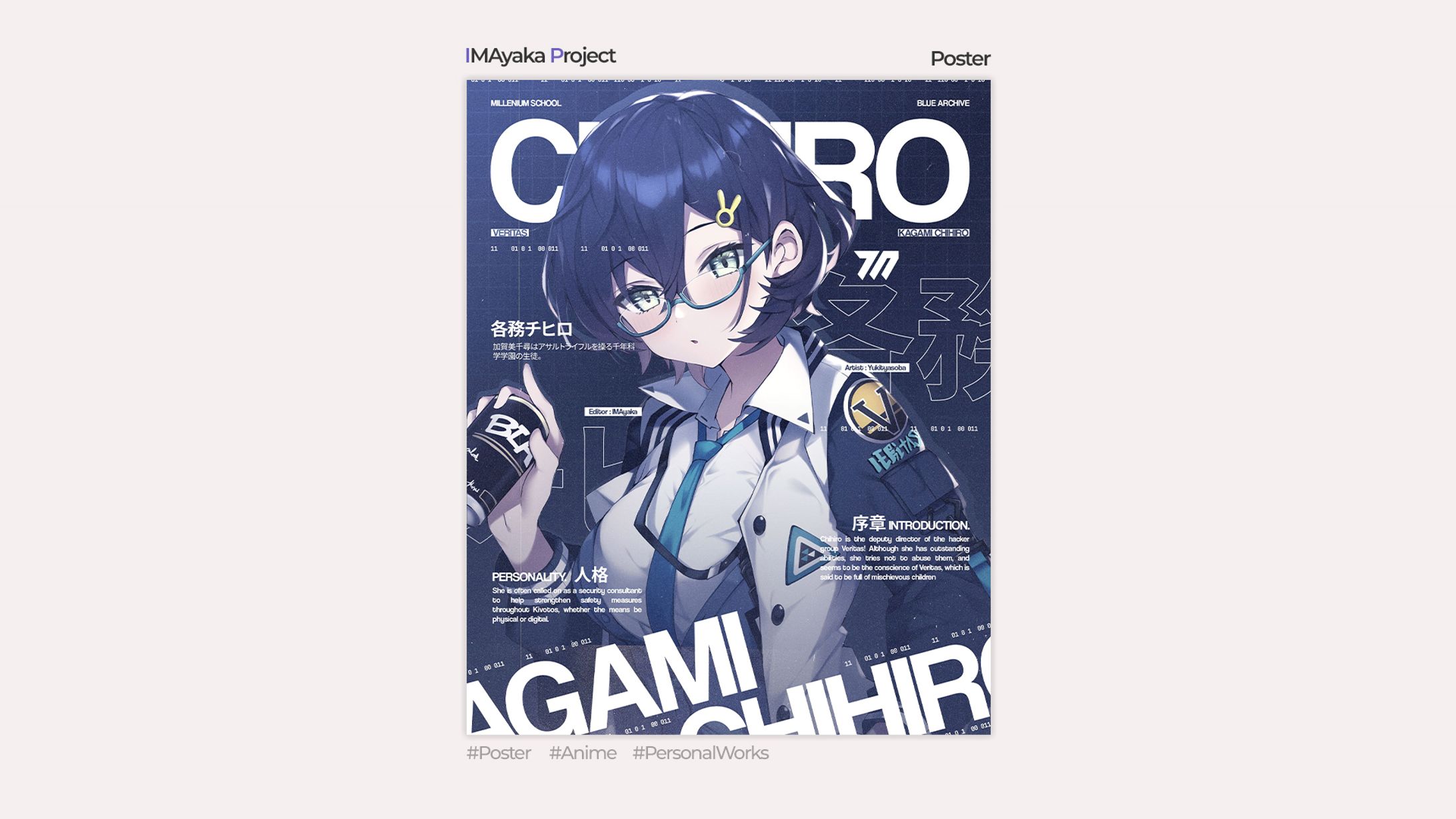 [Poster] Chihiro Blue Archive -1